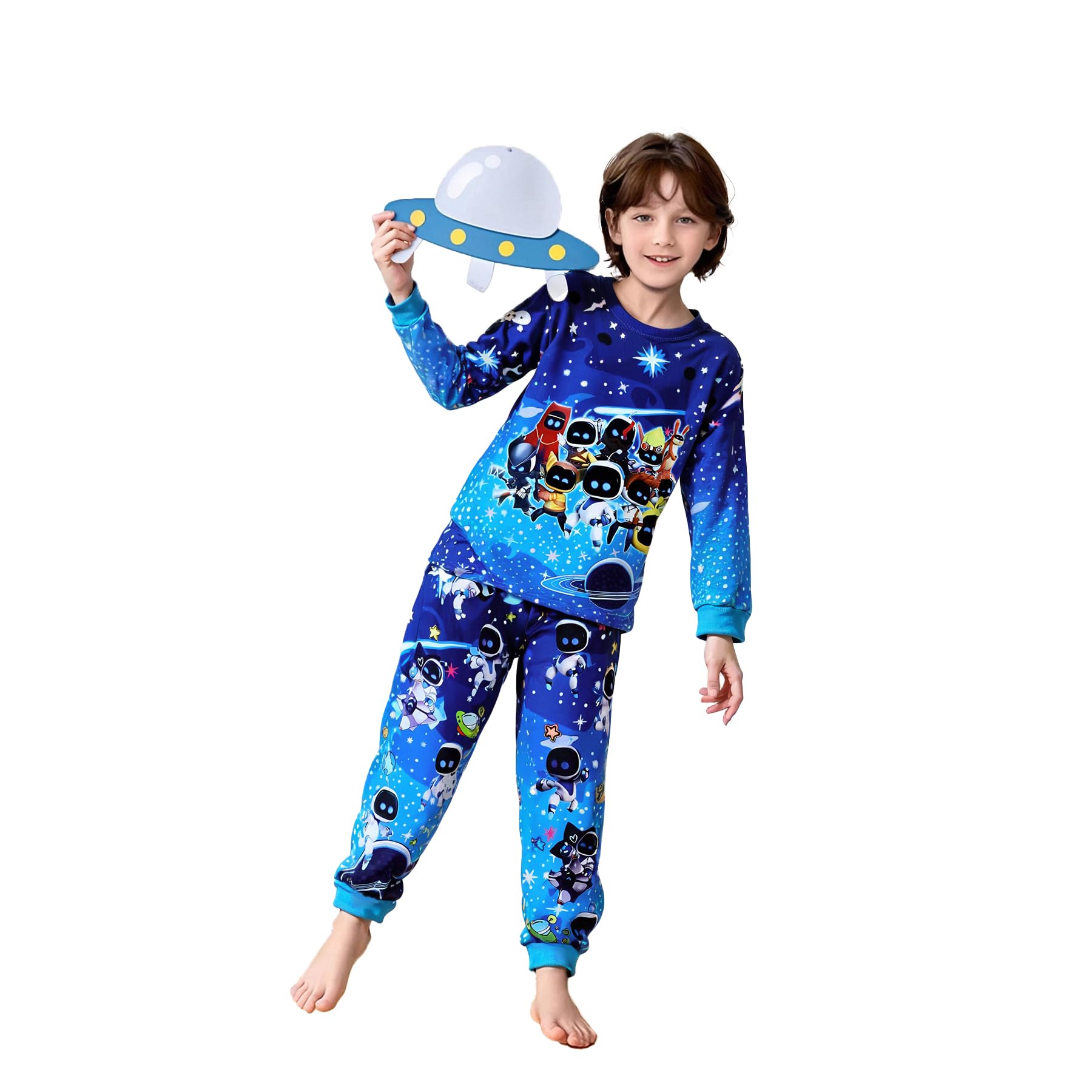 Kids Robot Themed Clothing Set - Daily Casual Shirt for Boys & Girls Ages 5-12 Years | Fun Playdate & School Outfits