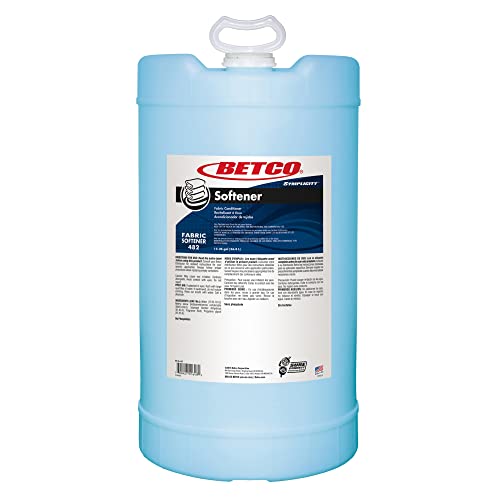 Betco® Symplicity™ Fabric Softener - Fresh Scent, 15 Gallon Bottle | Commercial Laundry Softener for Hotels, Hospitals & Laundromats