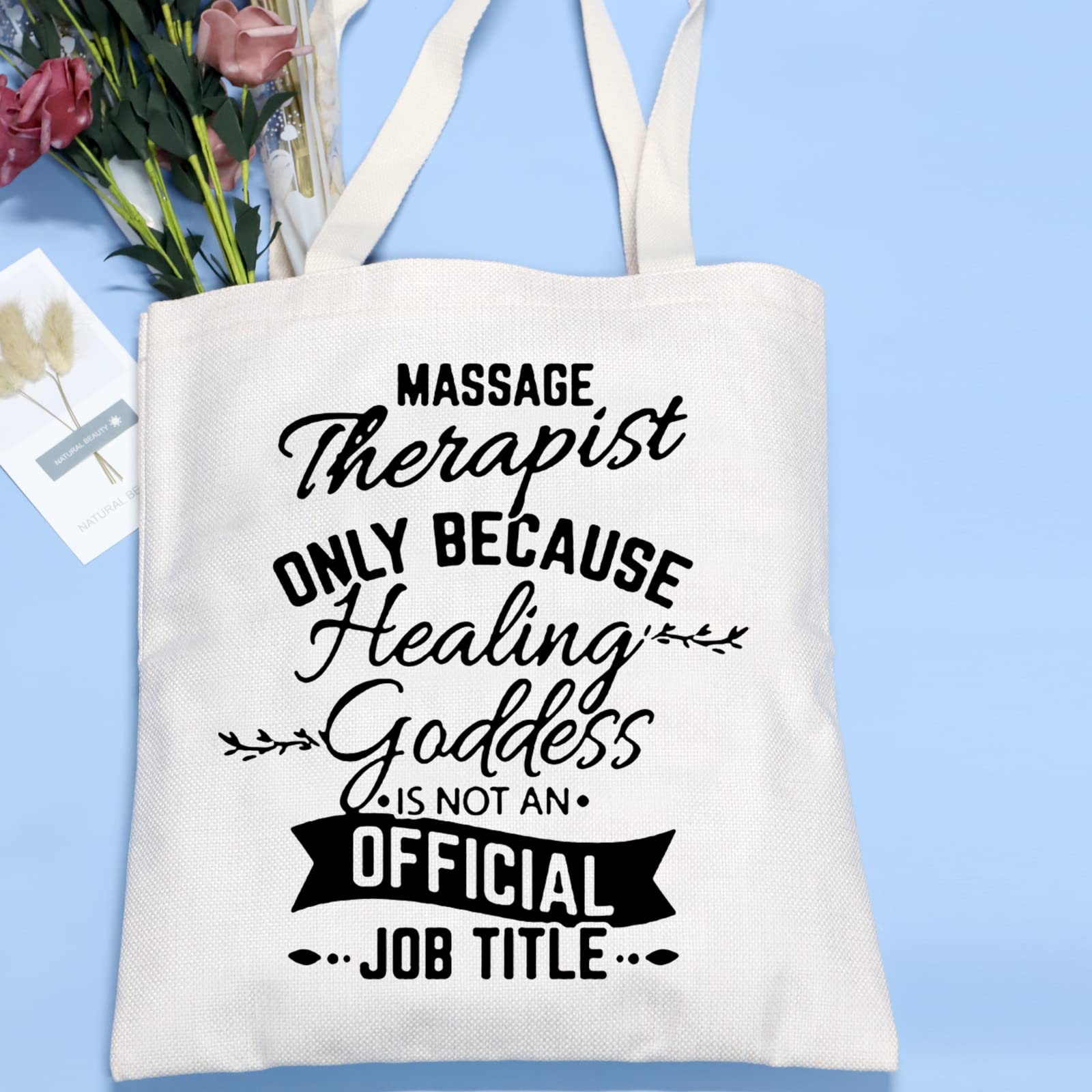Massage Therapist Cosmetic Bag - Zipper Pouch for Chiropractic & Graduation Gifts - Perfect for Spa & Travel