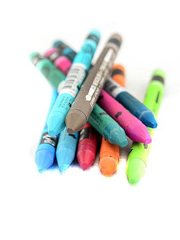 Caran d'Ache Neocolor II Aquarelle Water-Soluble Wax Pastels - Moss Green (Set of 10) | Professional Artist Colored Pencils for Watercolor Painting, Sketching & Mixed Media Art