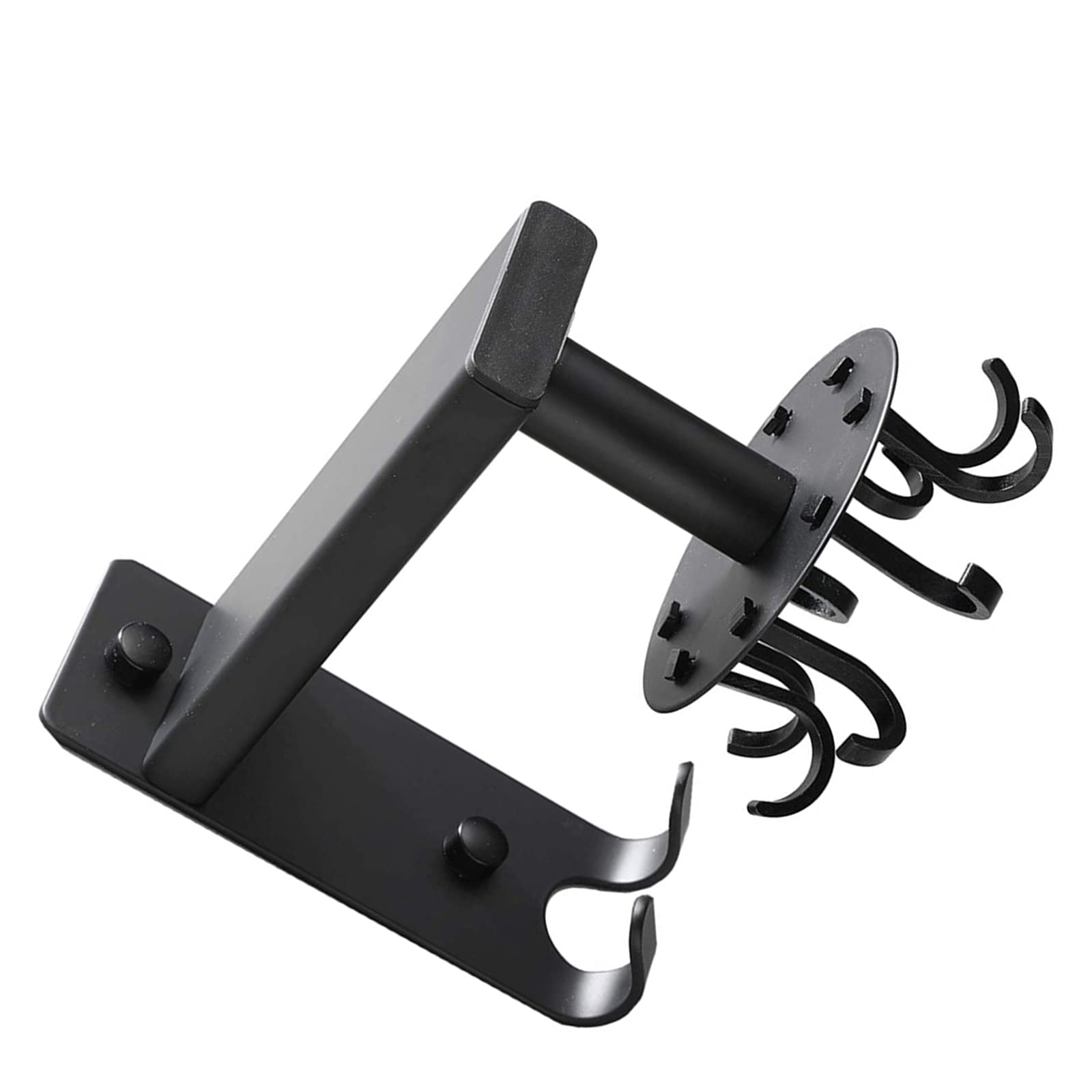 Wall-Mounted Utensil Hanger - Adjustable Rotating Hooks for Kitchen Organization | Space-Saving Cutlery Holder for Spoons, Forks & Kitchen Tools | Perfect for Small Kitchens & RV Cooking
