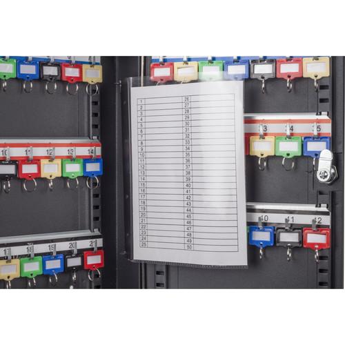 Barska CB13232 42-Key Adjustable Combination Lock Box - Secure Storage for Home, Office & Real Estate - Black
