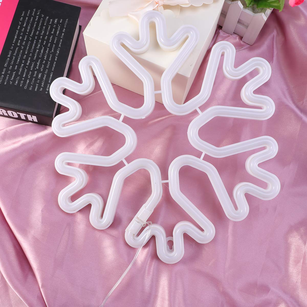 USB Powered LED Neon Wall Light - Battery Operated Night Light for Christmas Shop Window, Wedding Signs & Home Decor - Perfect for Parties, Bedrooms & Holiday Displays