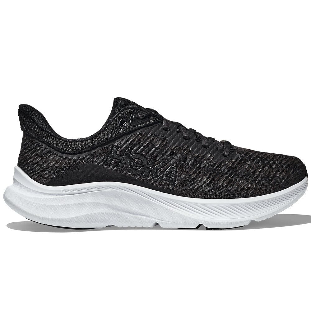 Hoka Solimar Men's Running Shoes - Black/White, Size 11 D Medium - Lightweight Cushioned Sneakers for Jogging, Walking & Everyday Comfort