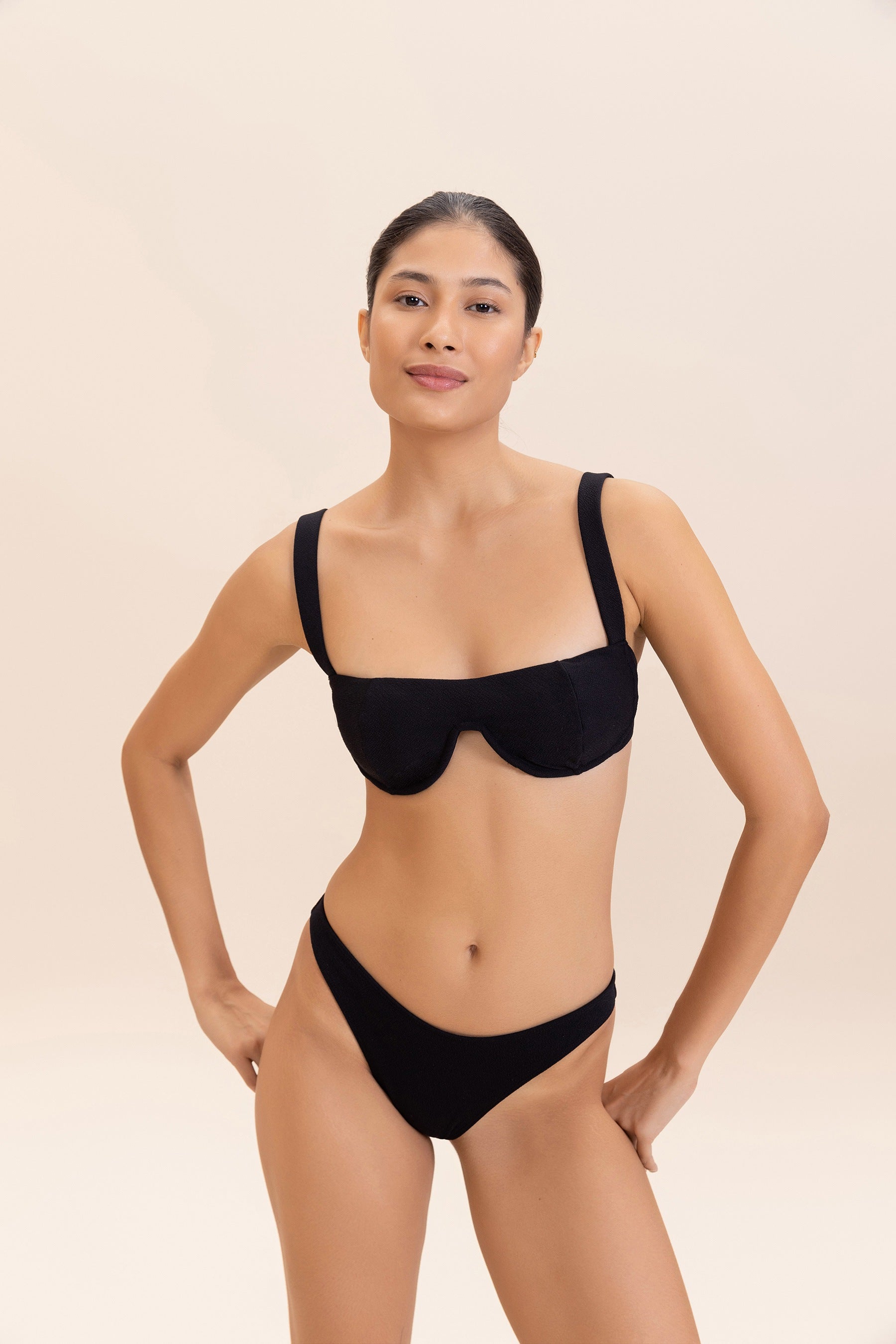 Neo Wavy Half Cup Bralette - Sexy Lace Bralette for Women, Comfortable & Supportive, Perfect for Date Night, Lounge Wear & Layering Under Clothes