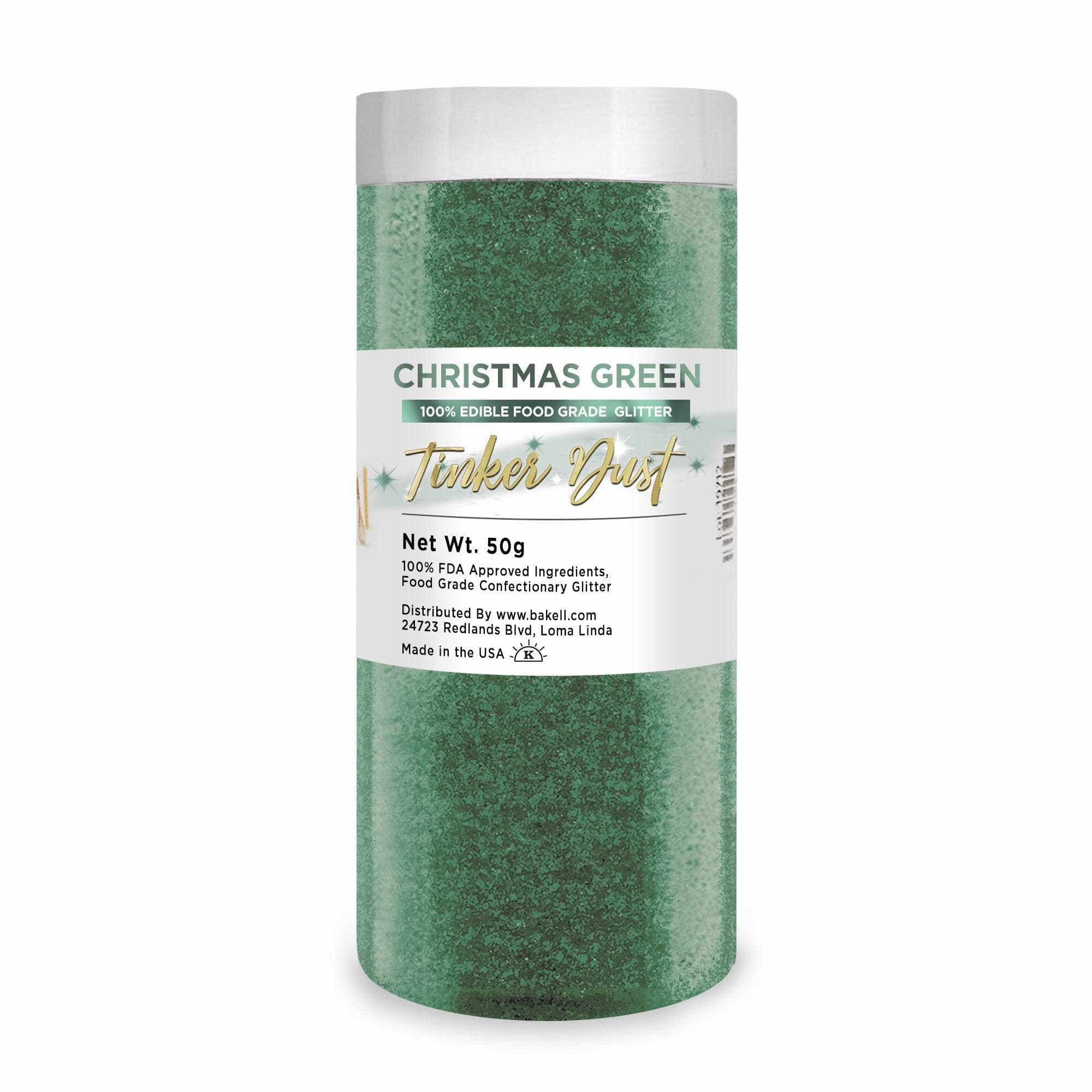 Premium Christmas Green Tinker Dust® Glitter - Bulk Size (1 lb) for Holiday Crafts, DIY Decorations & Gift Wrapping
