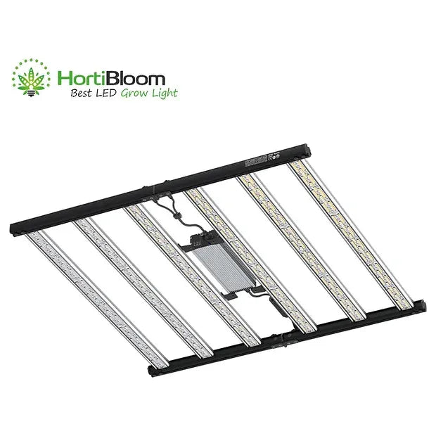 HortiBloom Mega Optic 720W Full Spectrum LED Grow Light for Indoor Plants - High Efficiency Hydroponic Lighting for Vegetables, Flowers, and Herbs | Perfect for Grow Tents, Greenhouses, and Home Gardening