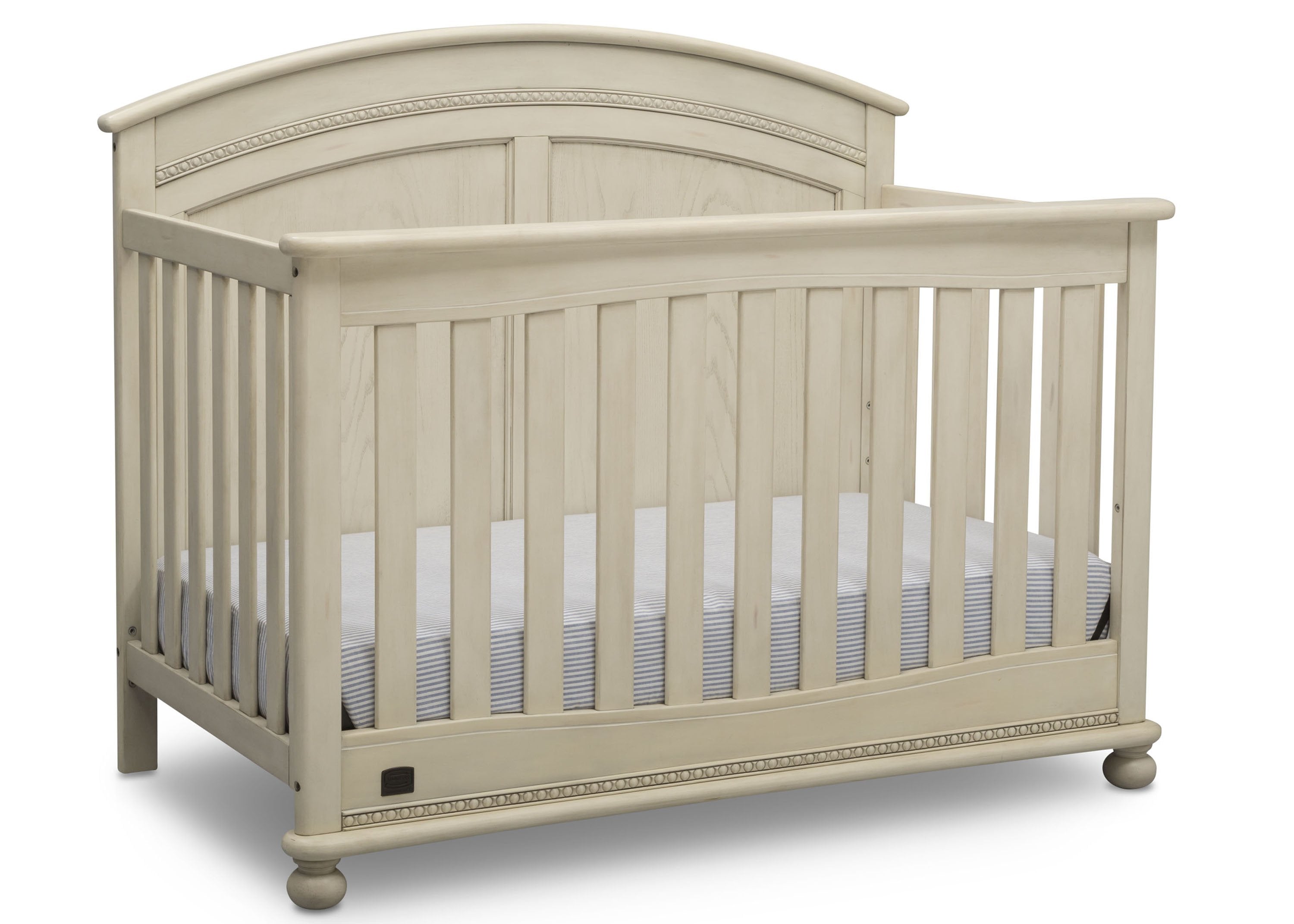 Ainsworth 4-in-1 Convertible Baby Crib - Toddler Bed, Daybed & Full-Size Bed - Safe Nursery Furniture for Newborns & Kids - Perfect for Bedrooms & Daycare Centers
