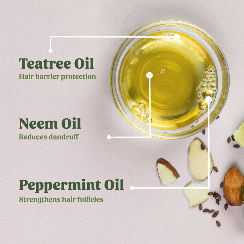 Anti Dandruff Hair Oil for Scalp Treatment - Natural Dandruff Control & Itchy Scalp Relief - Perfect for Dry, Flaky Scalp Care at Home or Salon Use