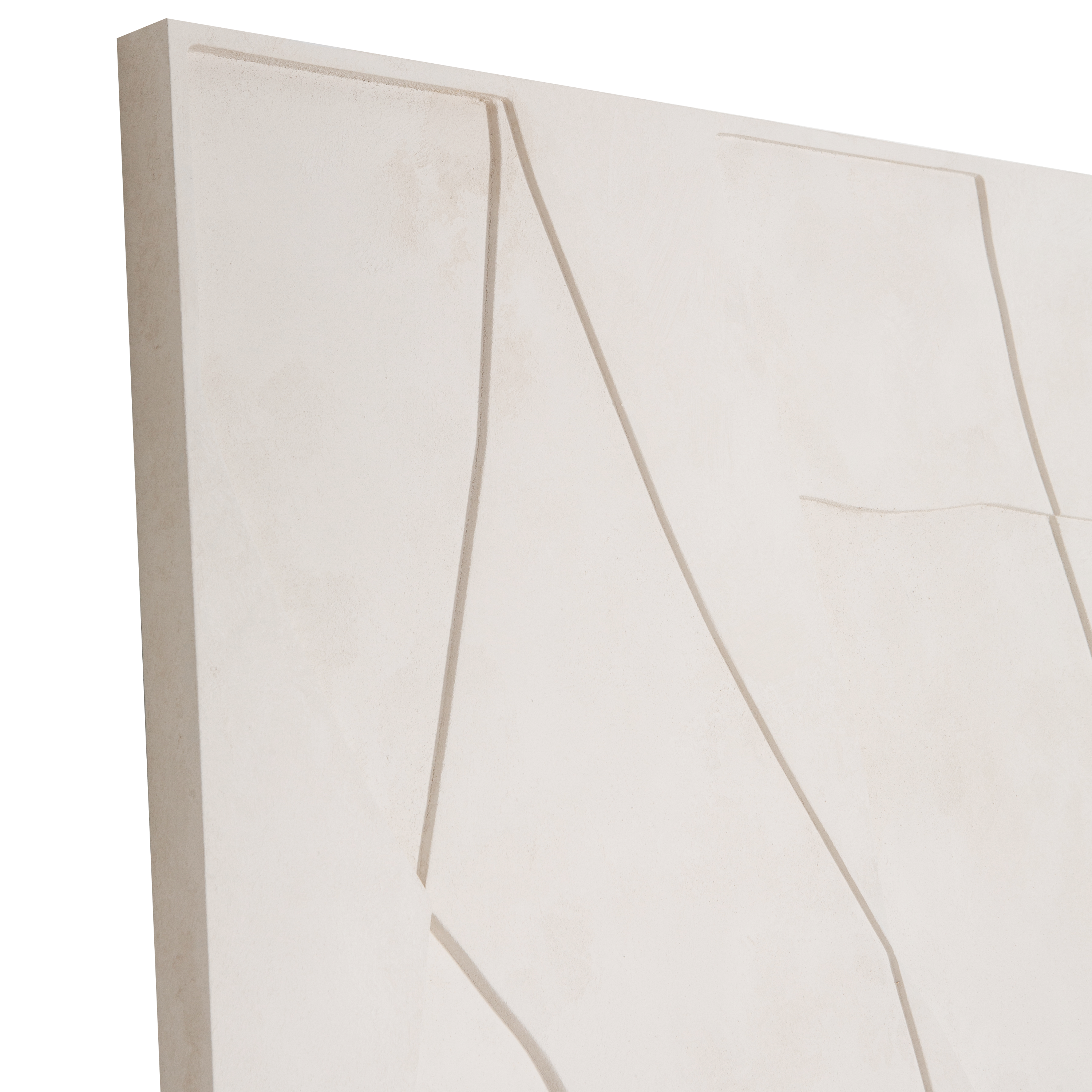Bas Relief No. 3 Wall Art - Handcrafted 3D Plaster Sculpture Panel for Home & Office Decor | Perfect for Living Room, Bedroom, or Gallery Display