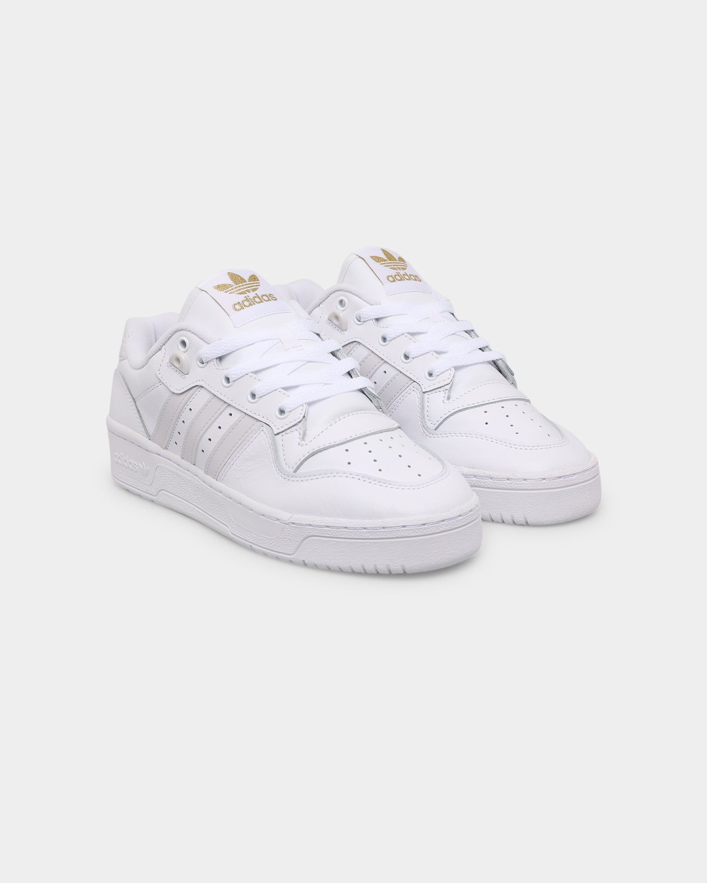 Adidas Women's Rivalry Low Sneakers - White/Dash Grey Athletic Shoes for Running, Gym & Casual Wear