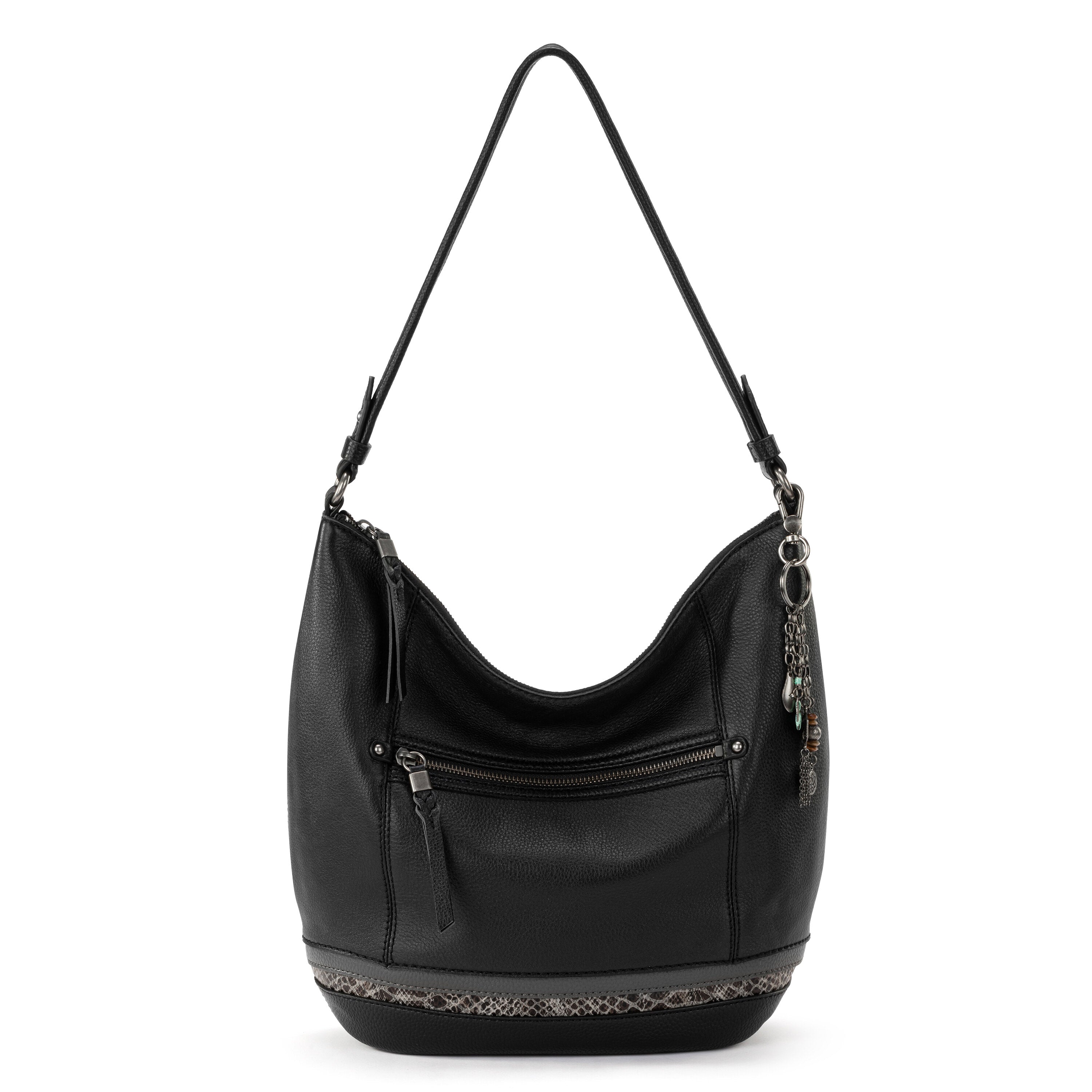 Leather - Black Snake Block