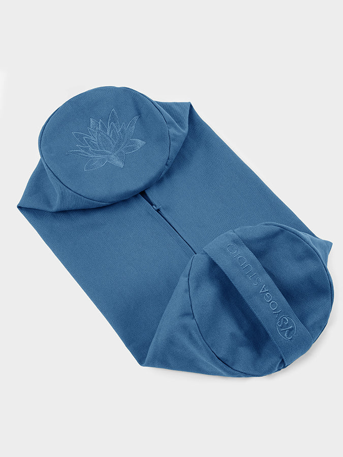 GOTS Certified Organic Cotton Yoga Bolster Cover - Eco-Friendly Replacement for Yoga Studio & Home Practice - Perfect for Meditation, Restorative Yoga & Relaxation