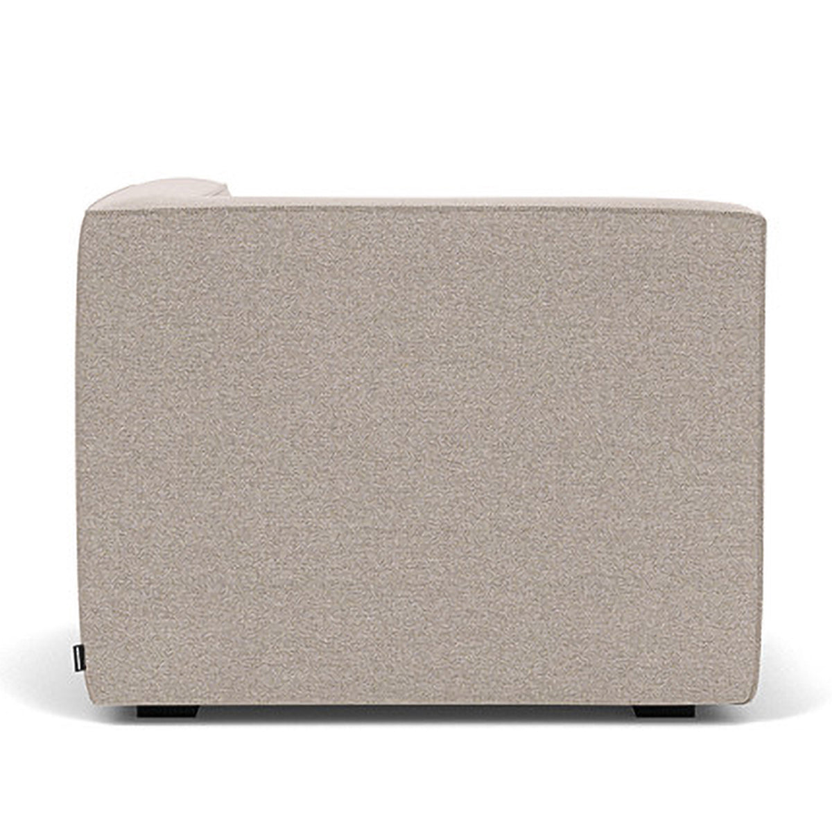 1-Seater Right Corner Modular Sofa in Durable Dane Fabric - Perfect for Small Apartments, Living Rooms & Cozy Spaces