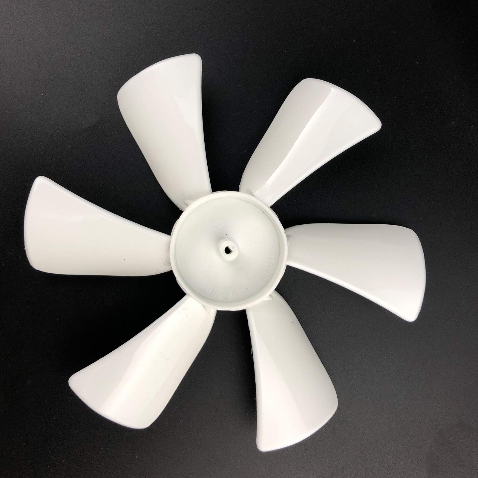 6 Inch RV Fan 12V D-Shaft Replacement - White Camper Fan Blade for Bathroom, Mobile Home & Motorhome | Quiet Cooling Solution for RV Bathrooms, Trailers and Campers