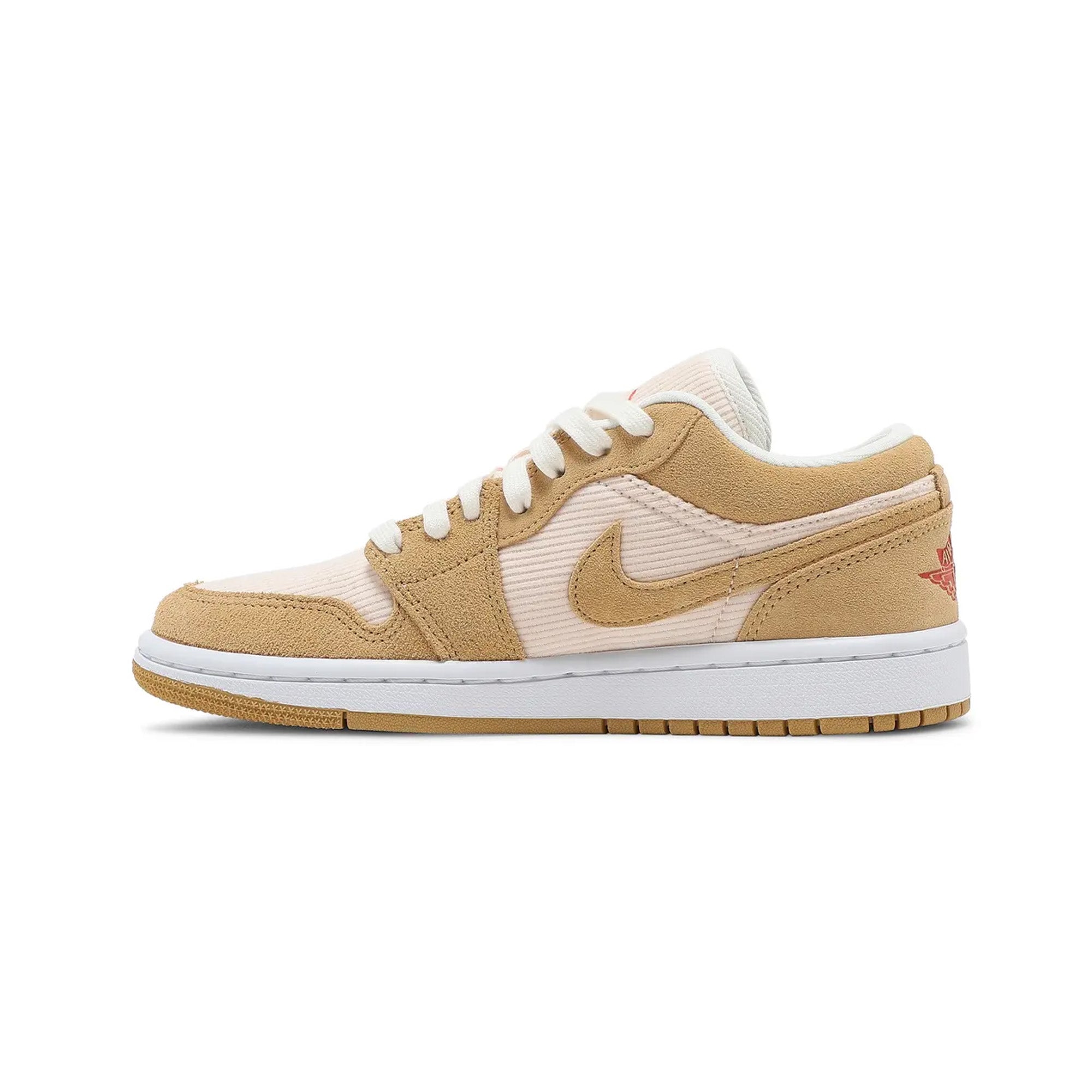 Air Jordan 1 Low 'Corduroy Suede' Women's Sneakers - Comfortable Retro Basketball Shoes for Casual Wear & Street Style Fashion