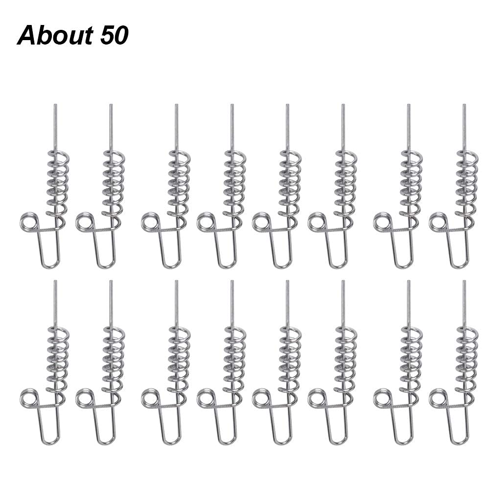 Ubersweet® High Elasticity Soft Fishing Bait Connector - Strong & Durable for Wild, Sea & Lake Fishing - Perfect for Bass, Trout & Catfish (6cm Large Size) - Ideal for Freshwater & Saltwater Angling