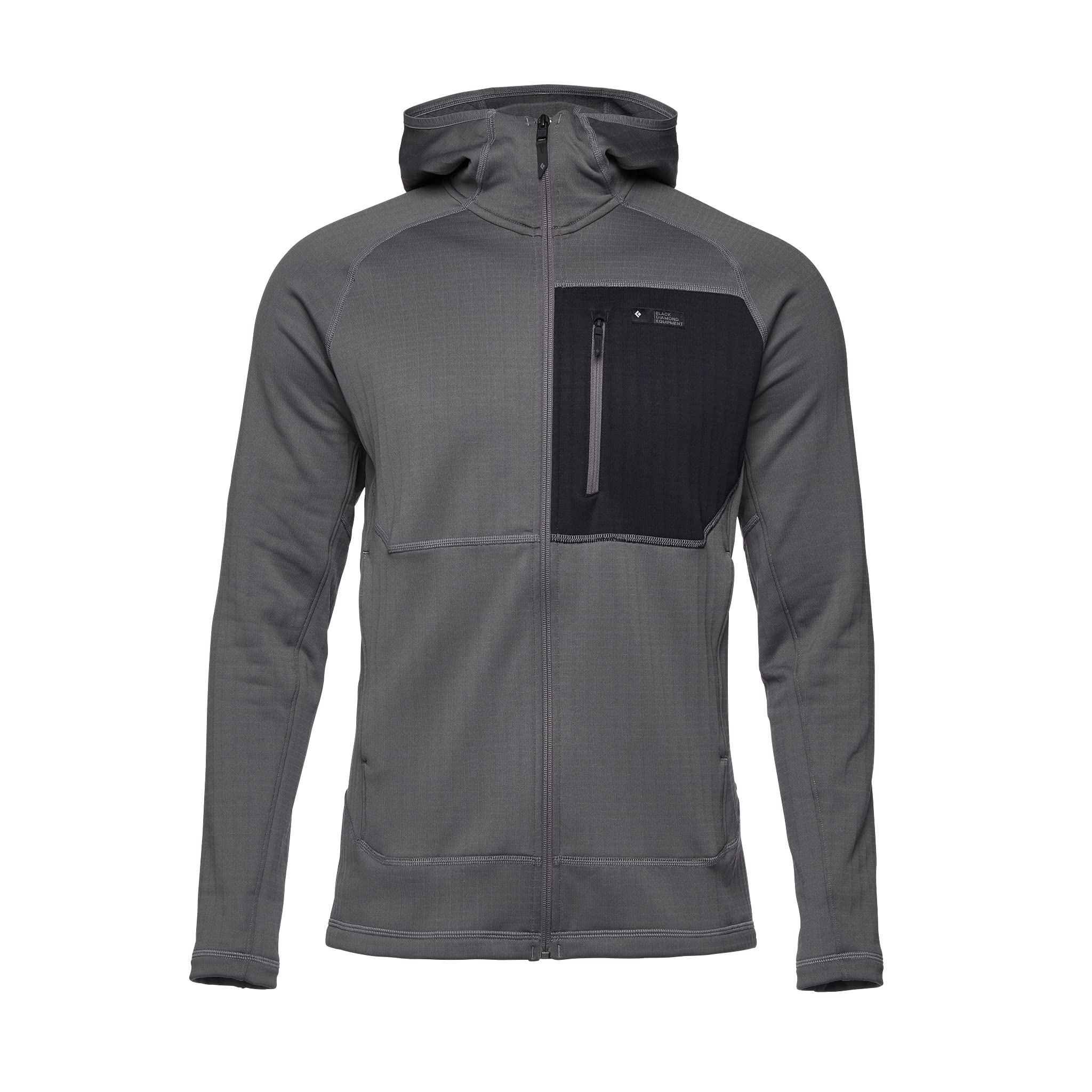 Black Diamond M Factor Hoody - Granite Small for Outdoor Climbing