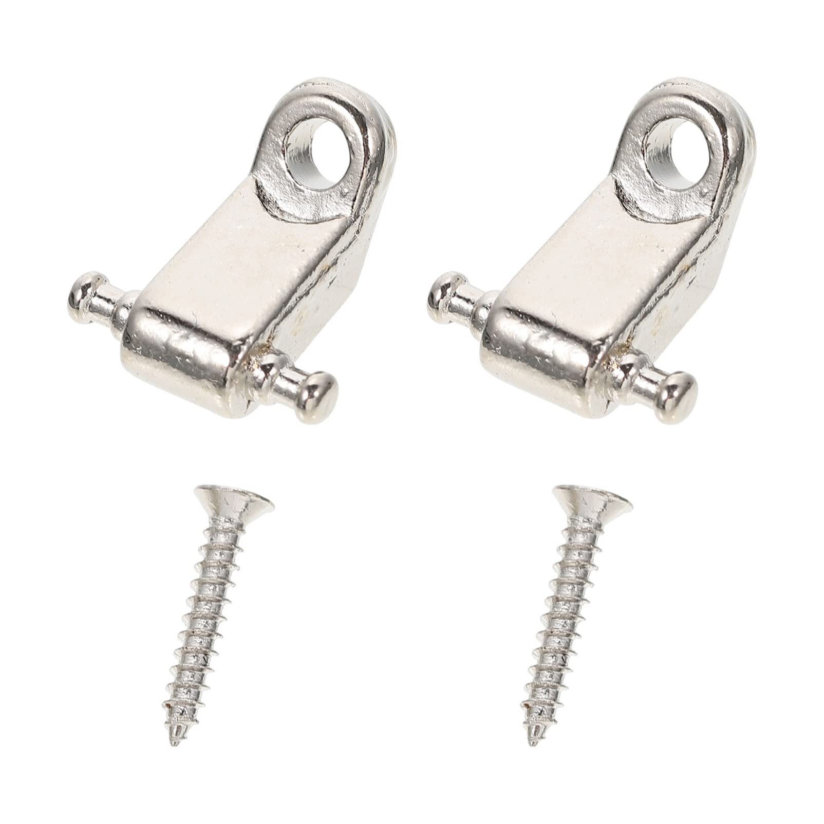 ERINGOGO 2-Pack Silver Electric Guitar String Retainers - Premium Roller String Guides for Smooth Tuning Stability | Perfect for Electric Guitar Upgrades & DIY Repairs