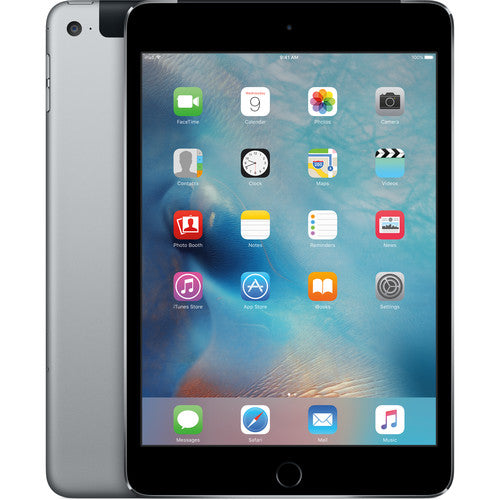 Apple iPad mini 4 128GB WiFi + 4G LTE Space Gray - Portable Tablet for Work, Travel & Entertainment