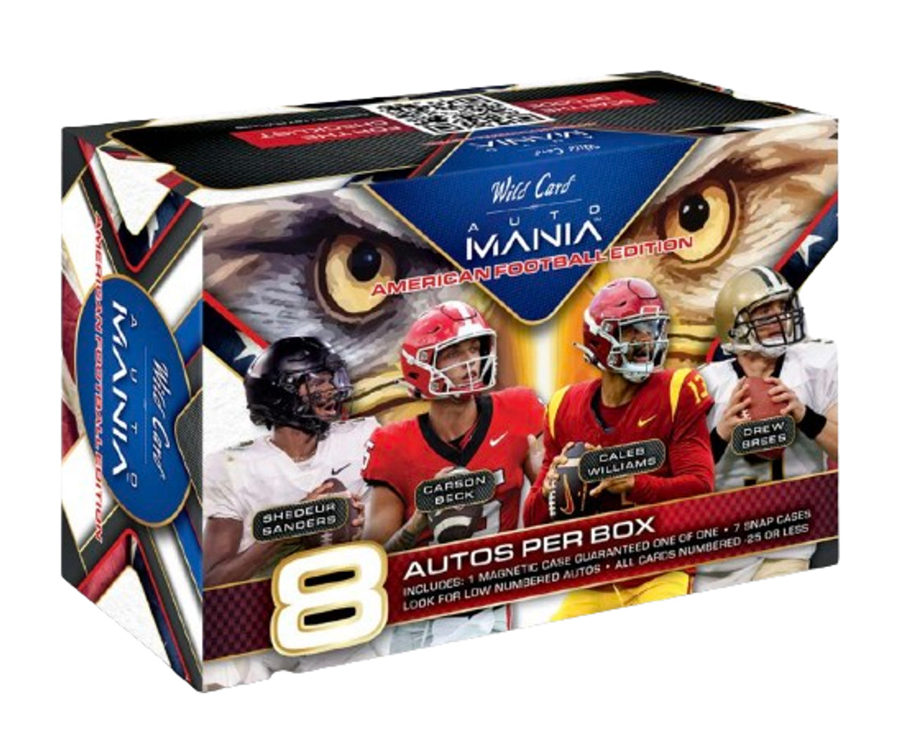 2024 Wild Card Auto Mania American Football Trading Cards Hobby Box - Collectible Sports Memorabilia for Fans & Investors