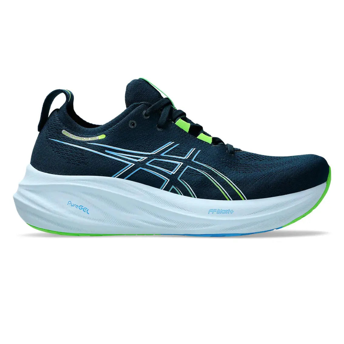 ASICS GEL-Nimbus 26 Running Shoes for Men - Extra Wide Fit - Cushioned Support for Long Distance Running & Jogging - Ideal for Road & Treadmill Training