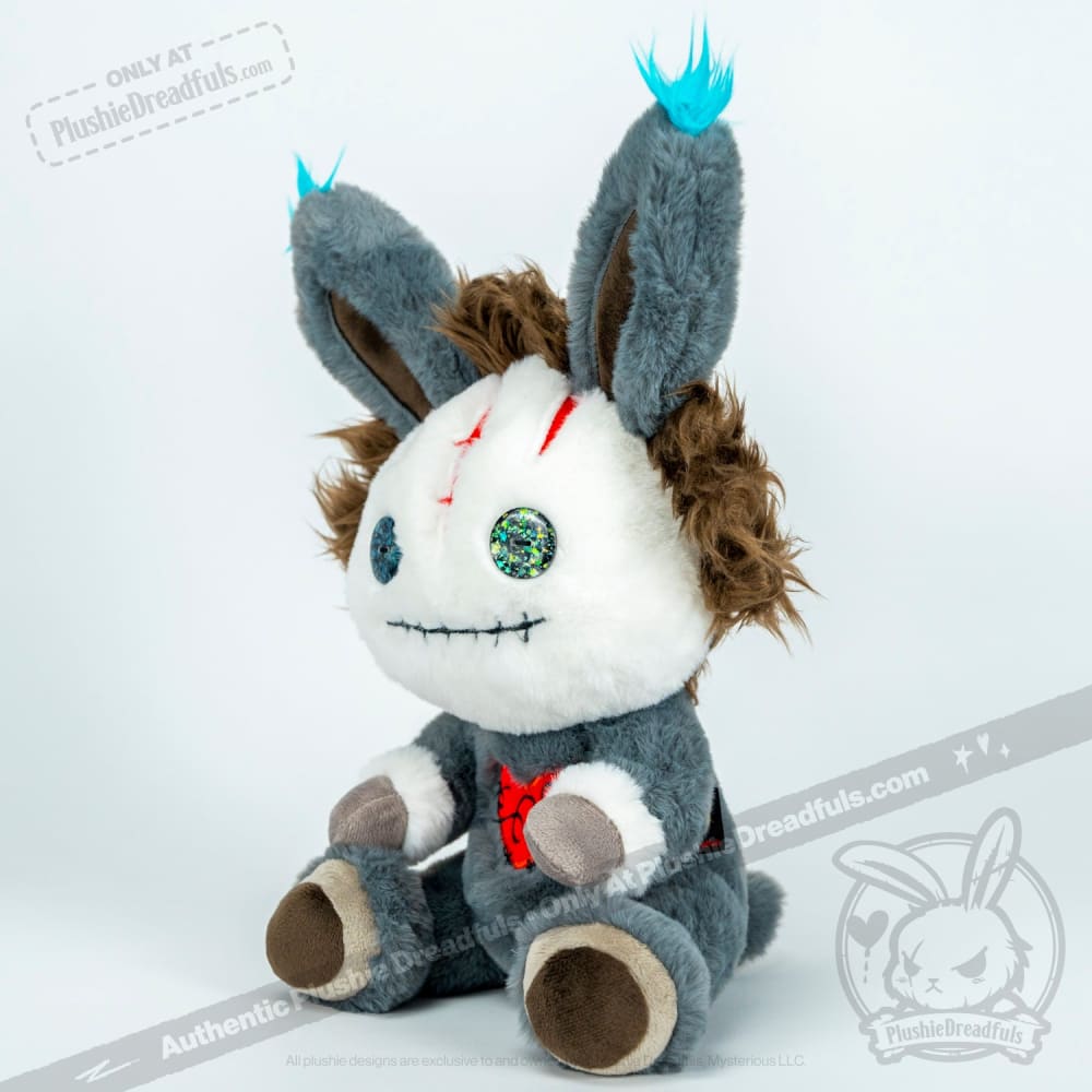 Plushie Dreadfuls Schizophrenia Rabbit - Soft Stuffed Animal Toy for Mental Health Awareness, Comfort & Therapy | Perfect for Gifts, Anxiety Relief & Home Decor