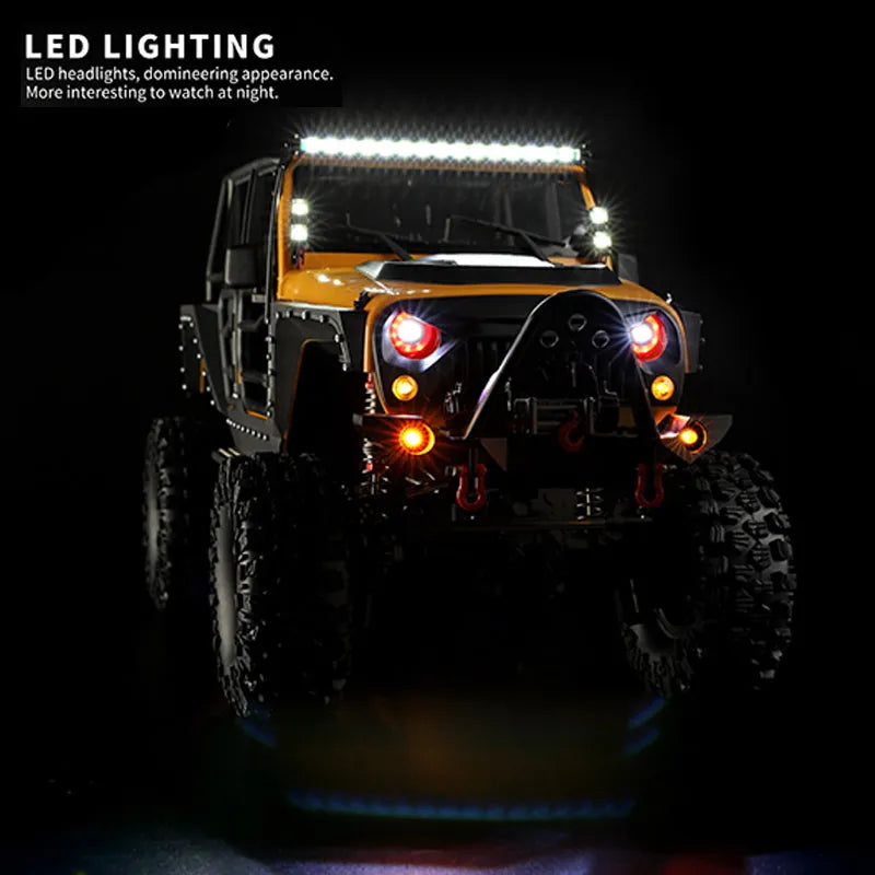 WLTOYS 104026 1/10 Scale 4WD RC Rock Crawler Off-Road Remote Control Car - Perfect for Outdoor Adventure, Rock Climbing & Trail Crawling