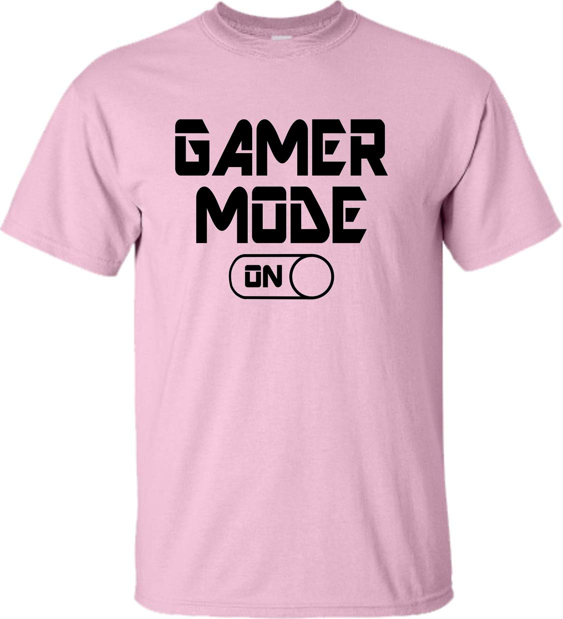 YL 14-16 Pink Youth Gaming T-Shirt - Funny Gamer Mode On Tee for Kids & Teens | Perfect for Gaming Parties, Esports Events & Casual Wear