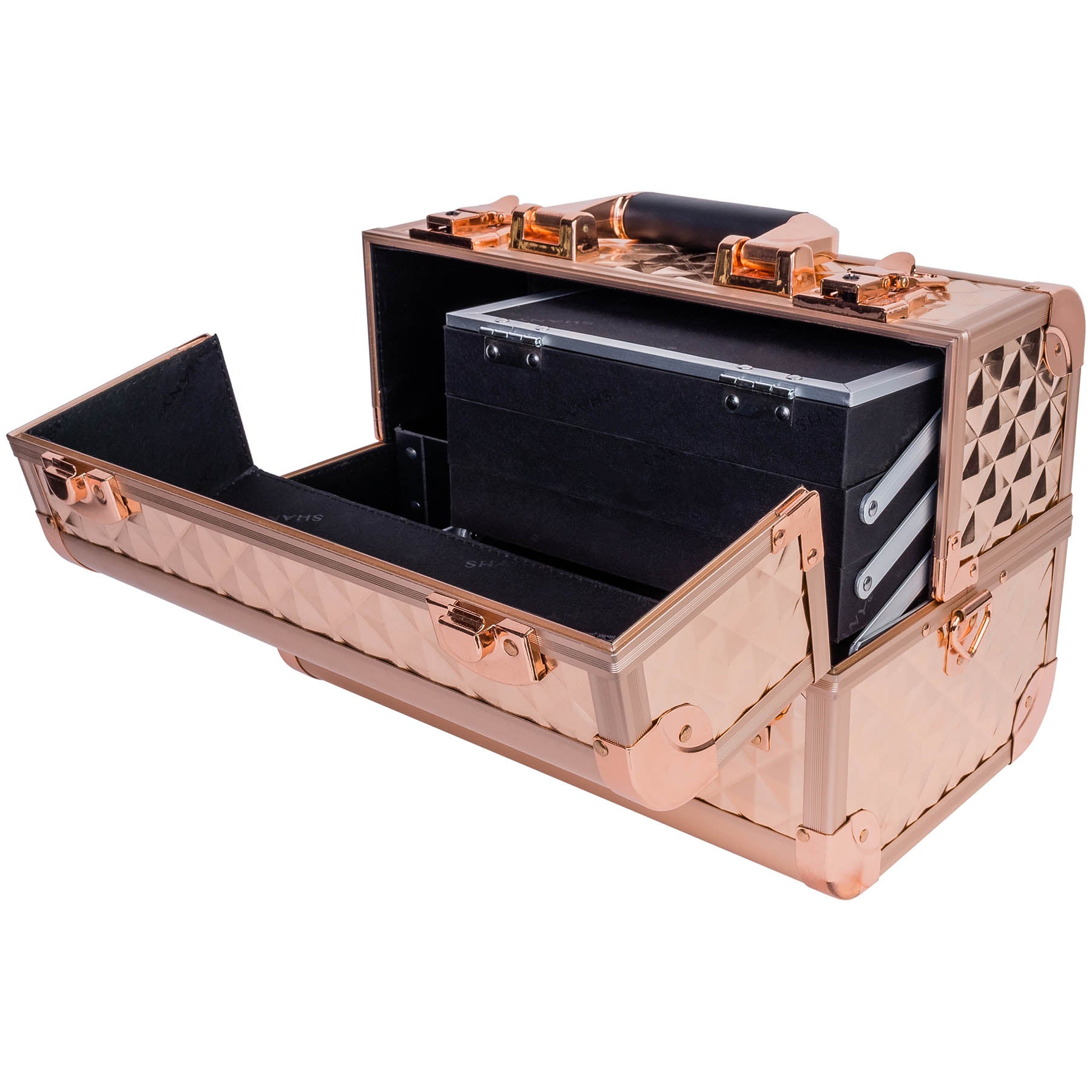 Professional Fantasy Collection Makeup Train Case - Large Capacity Cosmetic Organizer for Makeup Artists & Beauty Enthusiasts | Perfect for Salon, Travel & Home Storage