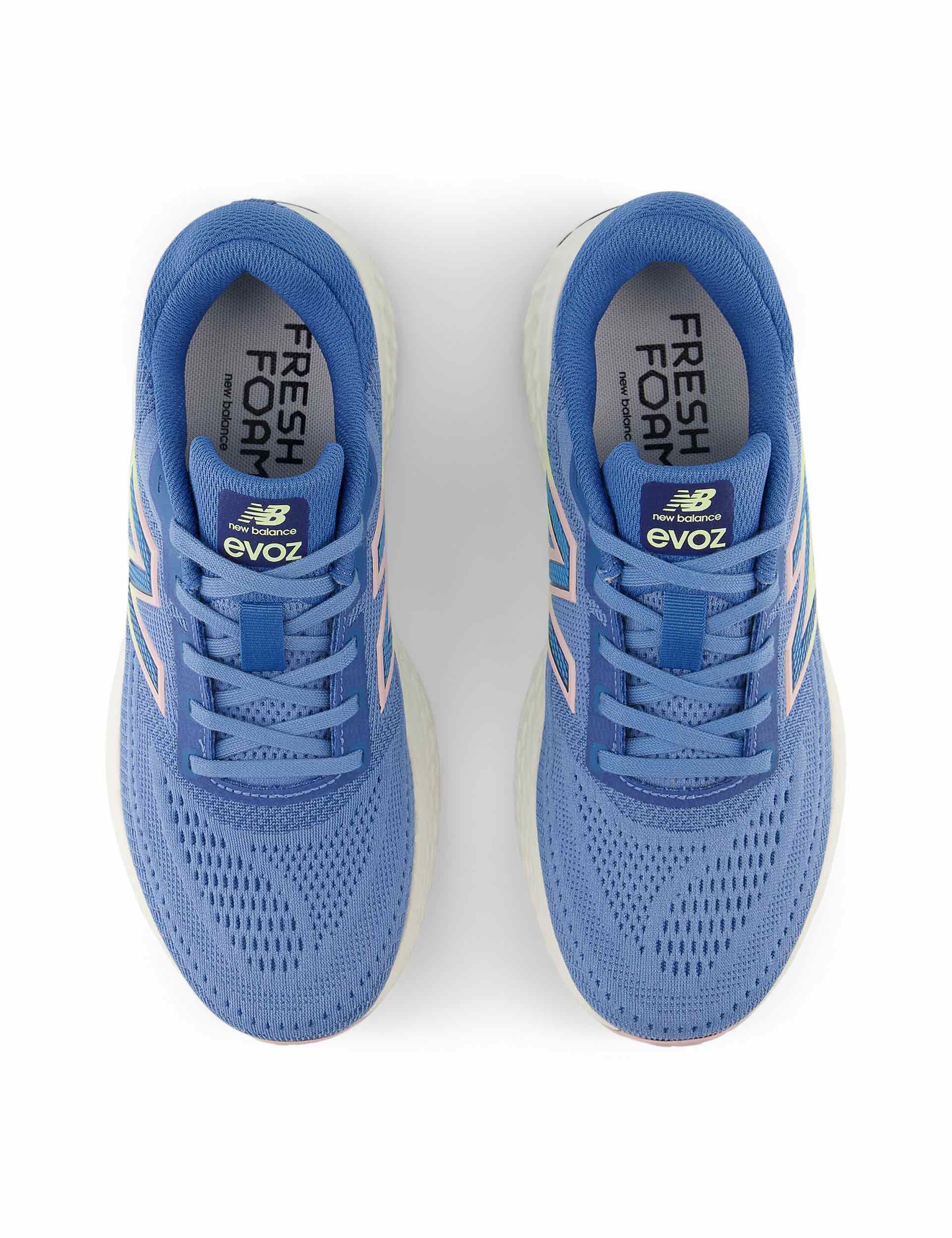 New Balance Fresh Foam X EVOZ v4 Running Shoes - Lightweight & Cushioned for Men/Women - Blue Laguna Color - Perfect for Jogging, Gym Workouts & Daily Wear