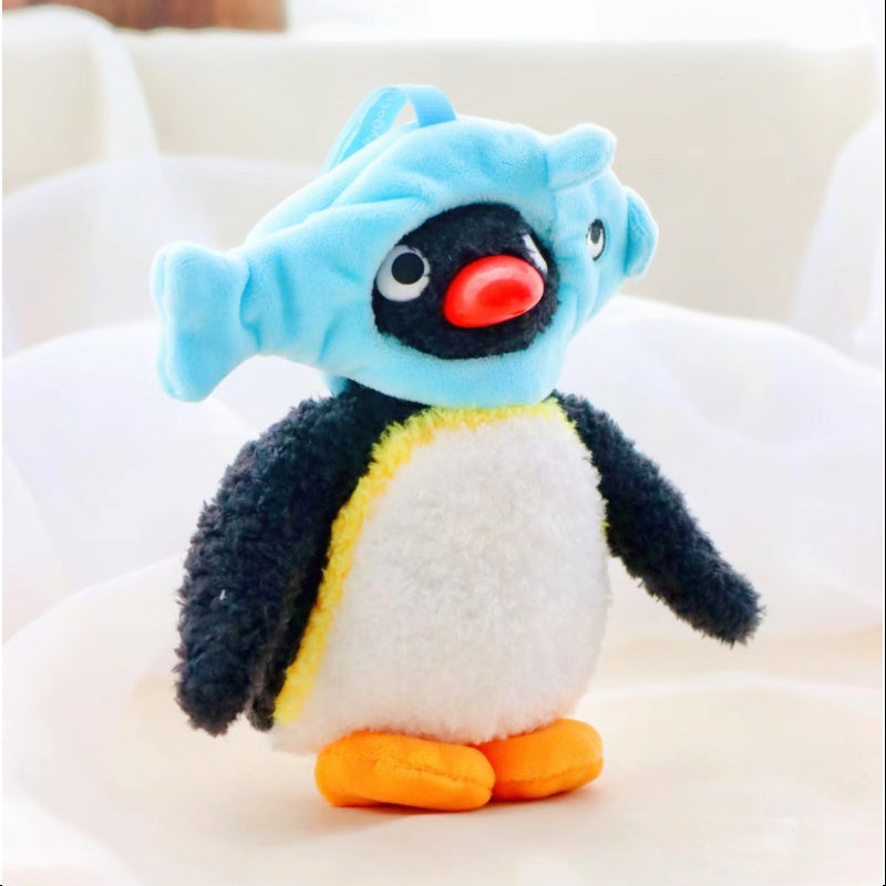 Baby MOLLY Pingu Happy Fishing Series Vinyl Plush Pendant Complete Set - Cute Collectible Toy for Kids & Gift for Anime Fans - Perfect for Playtime, Room Decor, and Kawaii Collections