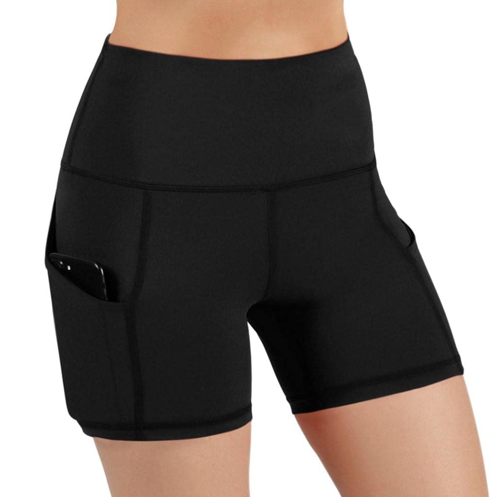 Women's Workout Shorts - Yoga & Fitness Spandex Shorts for Active Wear