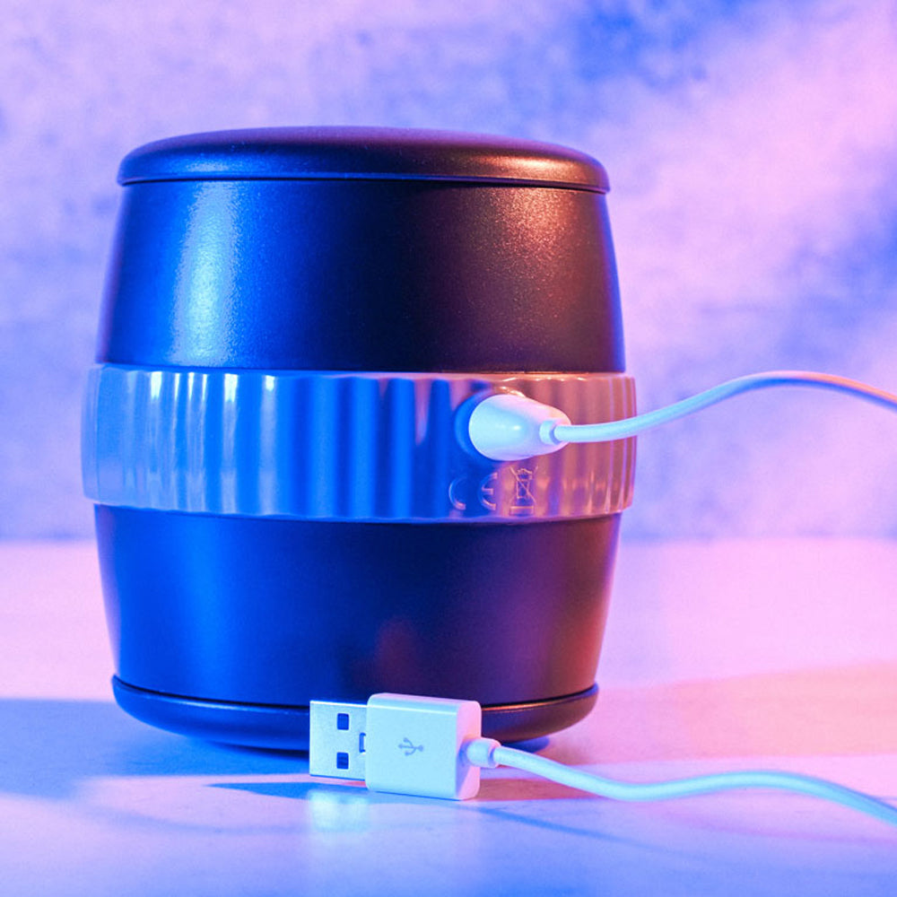 Gender X Barrel of Fun Open-Ended Vibrating Masturbator - Powerful Rechargeable Adult Toy for Men & Women - Perfect for Solo Play & Couples' Intimate Moments