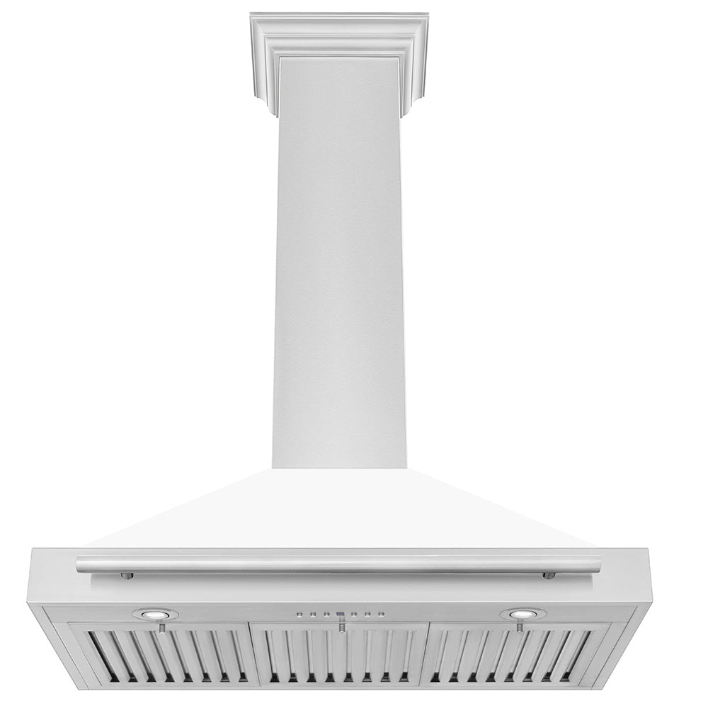 ZLINE 36 Inch Convertible Stainless Steel Range Hood with Stainless Steel Handle - Multiple Color Options (KB4STX 36) | Powerful Kitchen Ventilation for Gas Stoves & Cooking Areas | Modern Design for Home Chefs & Restaurants