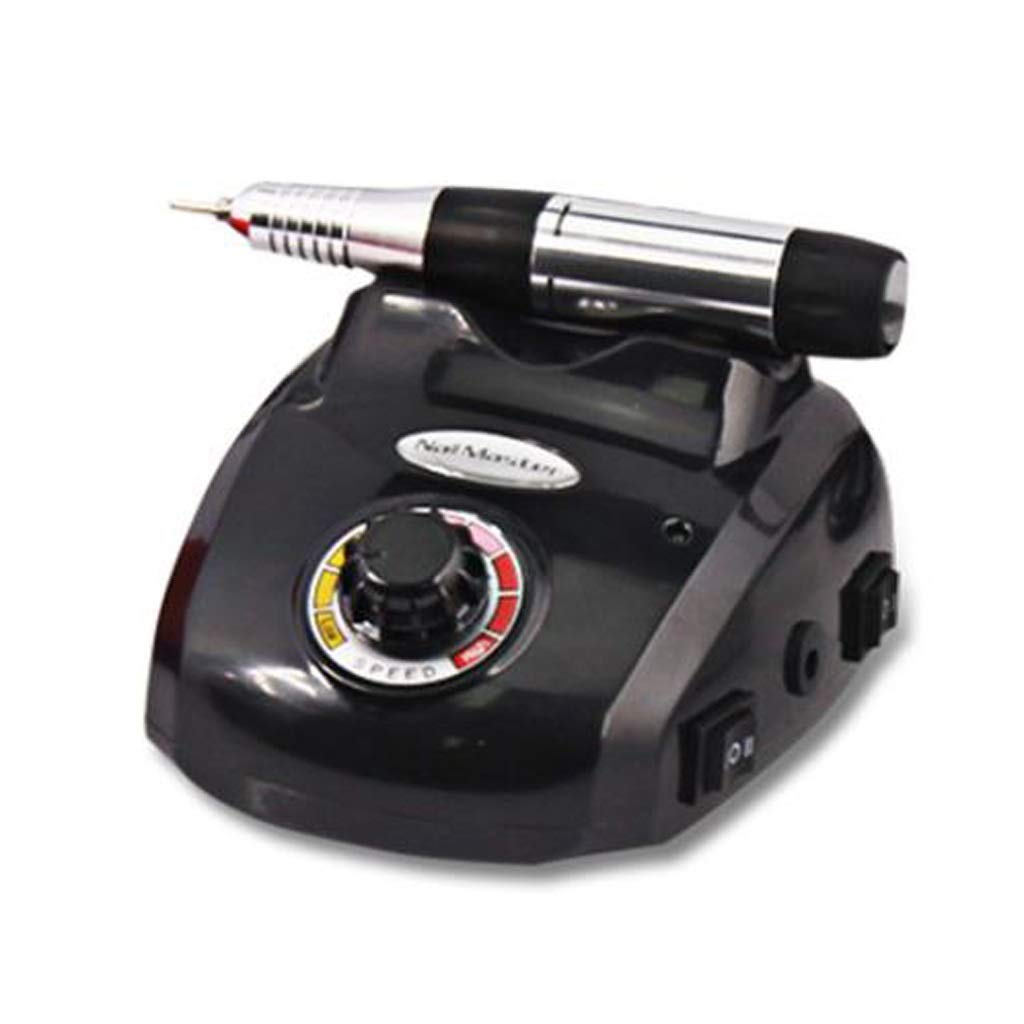 Professional Electric Nail Drill Kit - 25000 RPM High Speed Handheld Nail File Machine for Manicure & Pedicure | Acrylic Nails, Gel Polish Removal & Nail Art Polishing | Perfect for Home Salon & Professional Use (Black)