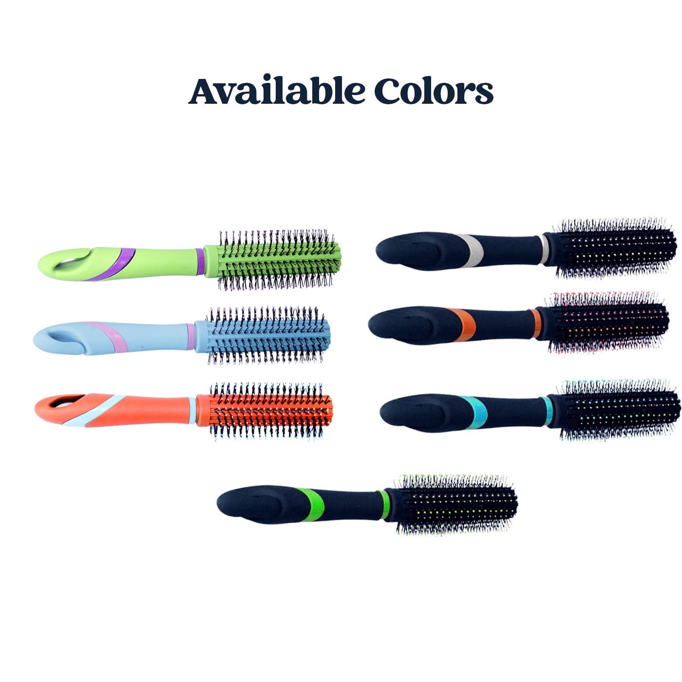AASA Travel Hair Brush for Women, Men & Kids - Compact & Portable Hair Accessories for On-the-Go Styling - Perfect for Vacation, Gym, School & Daily Use