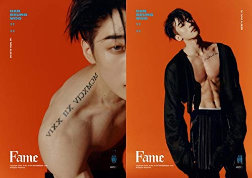 Victon Han Seungwoo 'Fame' 1st Solo Mini Album - Random Version with 60p PhotoBook, 12p Lyrics, Bookmark, 2p PostCard & PhotoCard | Kpop Sealed Album with Tracking Number | Perfect for Kpop Collectors and Fans