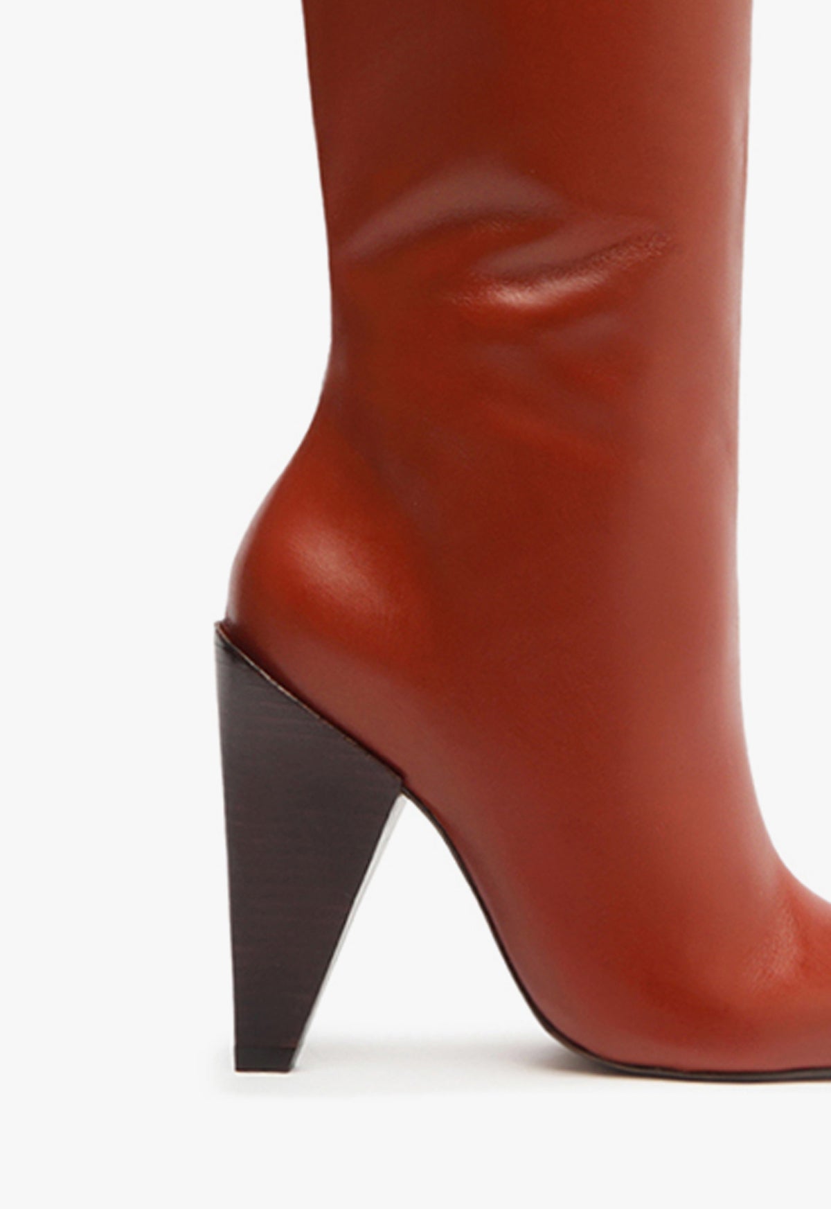 Marlin Up Atanado Leather Boots for Women - High Heel F24 Height - Stylish & Comfortable S2187400030002 - Perfect for Office, Parties & Evening Events