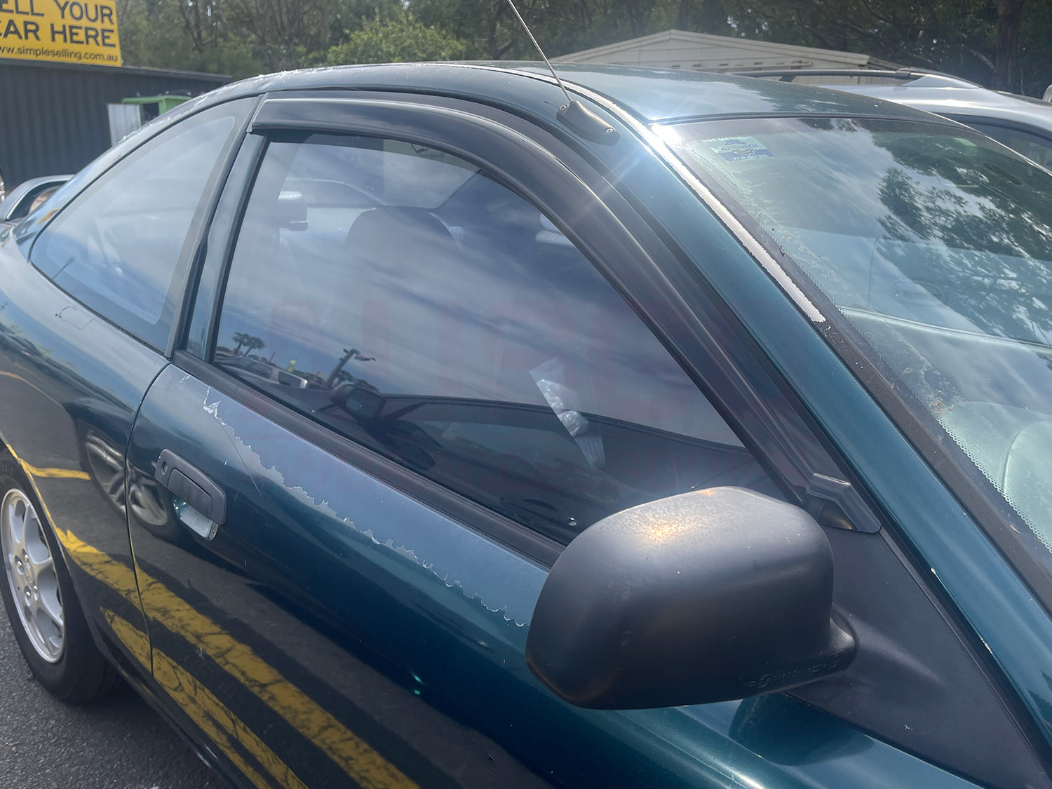 Premium Car Weather Shields for Mitsubishi Lancer CE 2-Door Coupe 1996-2003 | Wind & Rain Protection | Perfect for All-Season Driving & Outdoor Adventures