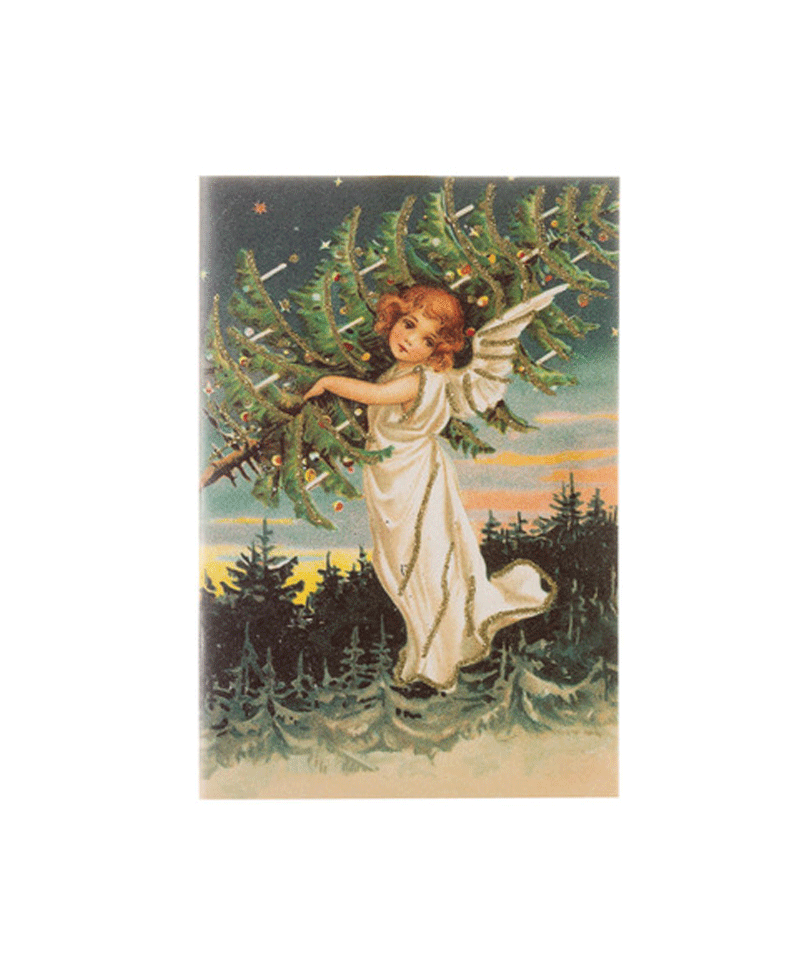 Vintage Angel Christmas Cards - Handmade Holiday Greeting Cards for Festive Season | Perfect for Xmas Decorations, Gift Tags & Holiday Wishes