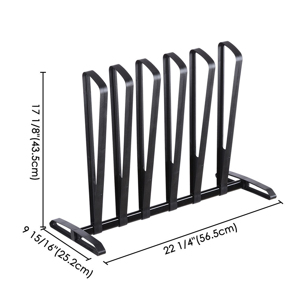 TheLAShop 3-Tier Boot Rack Shoe Organizer - Space Saving Shoe Storage Stand for Entryway, Closet & Mudroom - Holds 3 Pairs of Boots, Sneakers or High Heels