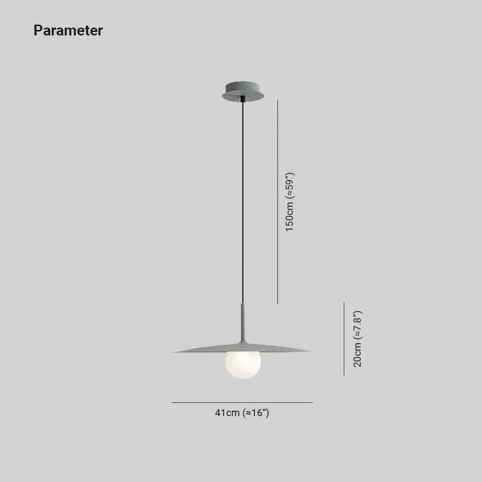 Modern Black Disc Pendant Light - Minimalist Dining Room Ceiling Fixture for Kitchen, Breakfast Nook & Contemporary Interior Design