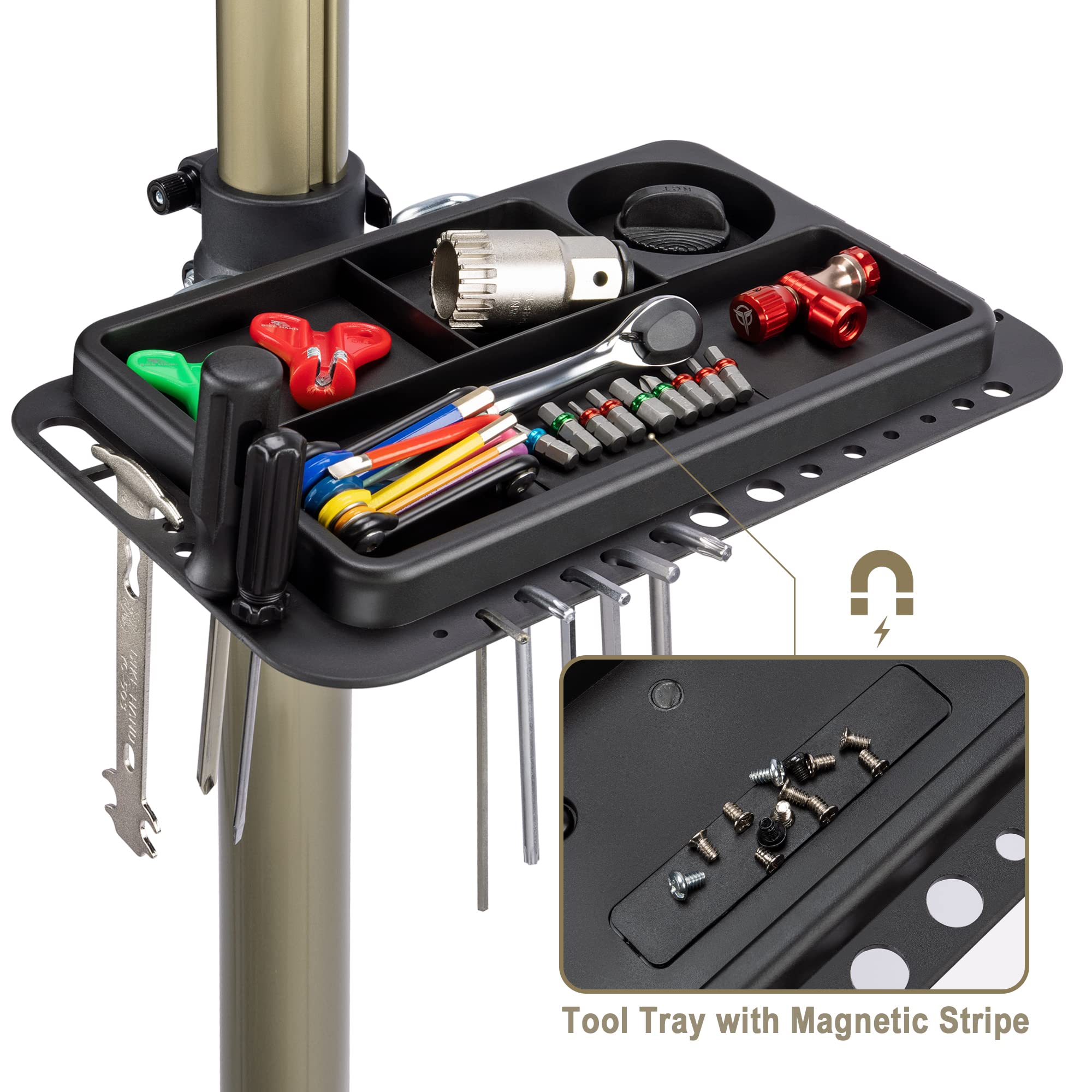 Premium CXWXC Bike Repair Stand 88lbs - Heavy Duty E-Bike Maintenance Workstand for Mountain & Road Bikes - Home & Shop Mechanic Tool (Max Load 88lbs) - Perfect for DIY Repairs, Tune-ups & Storage