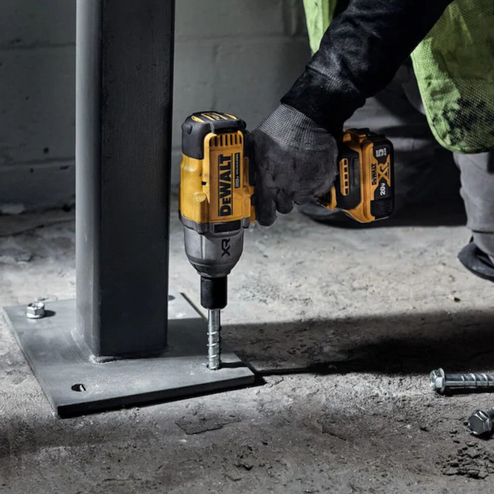 DEWALT 20V MAX XR 1/2 Inch High Torque Impact Wrench Kit (Refurbished) - Heavy Duty Cordless Power Tool with Battery & Charger - Perfect for Automotive Repair, Construction & DIY Projects