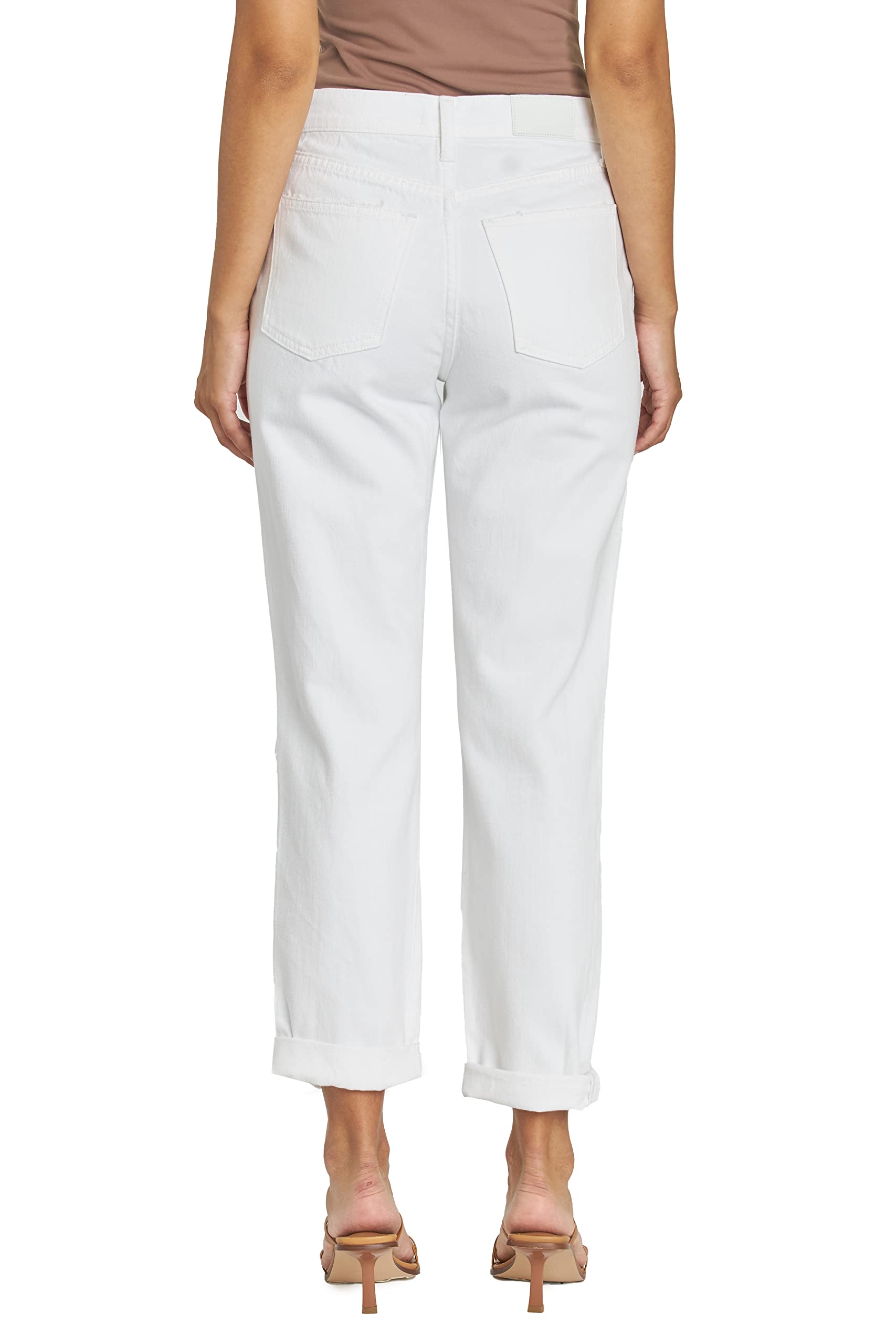 Women's Presley High Rise Relaxed Roller Jeans - Comfortable Stretch Denim Pants for Casual Wear & Everyday Outfits | Perfect for Work, Travel and Weekend Style
