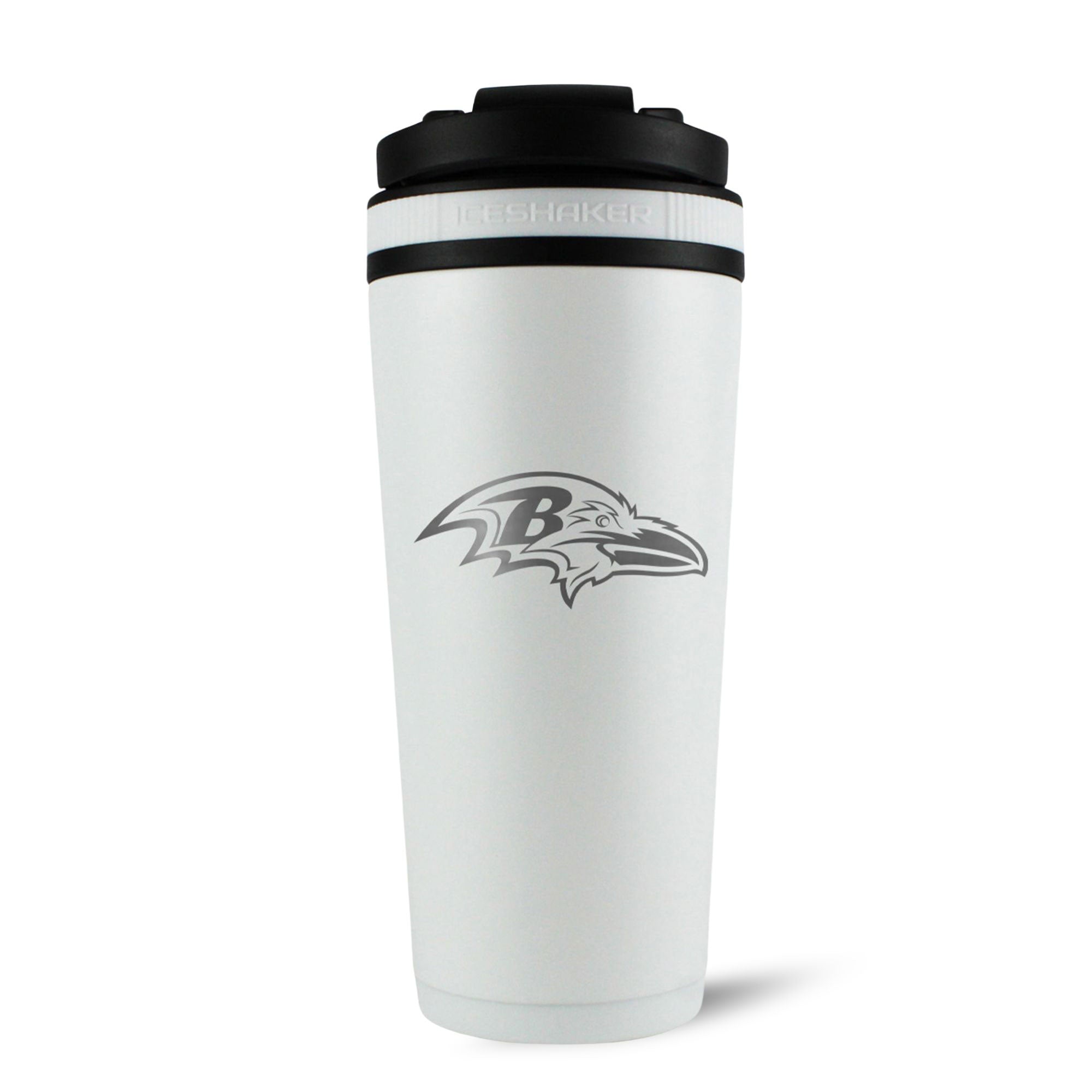 Official Baltimore Ravens 26oz Insulated Stainless Steel Water Bottle - Leakproof Sports Shaker Cup for Gym, Workouts & Outdoor Activities