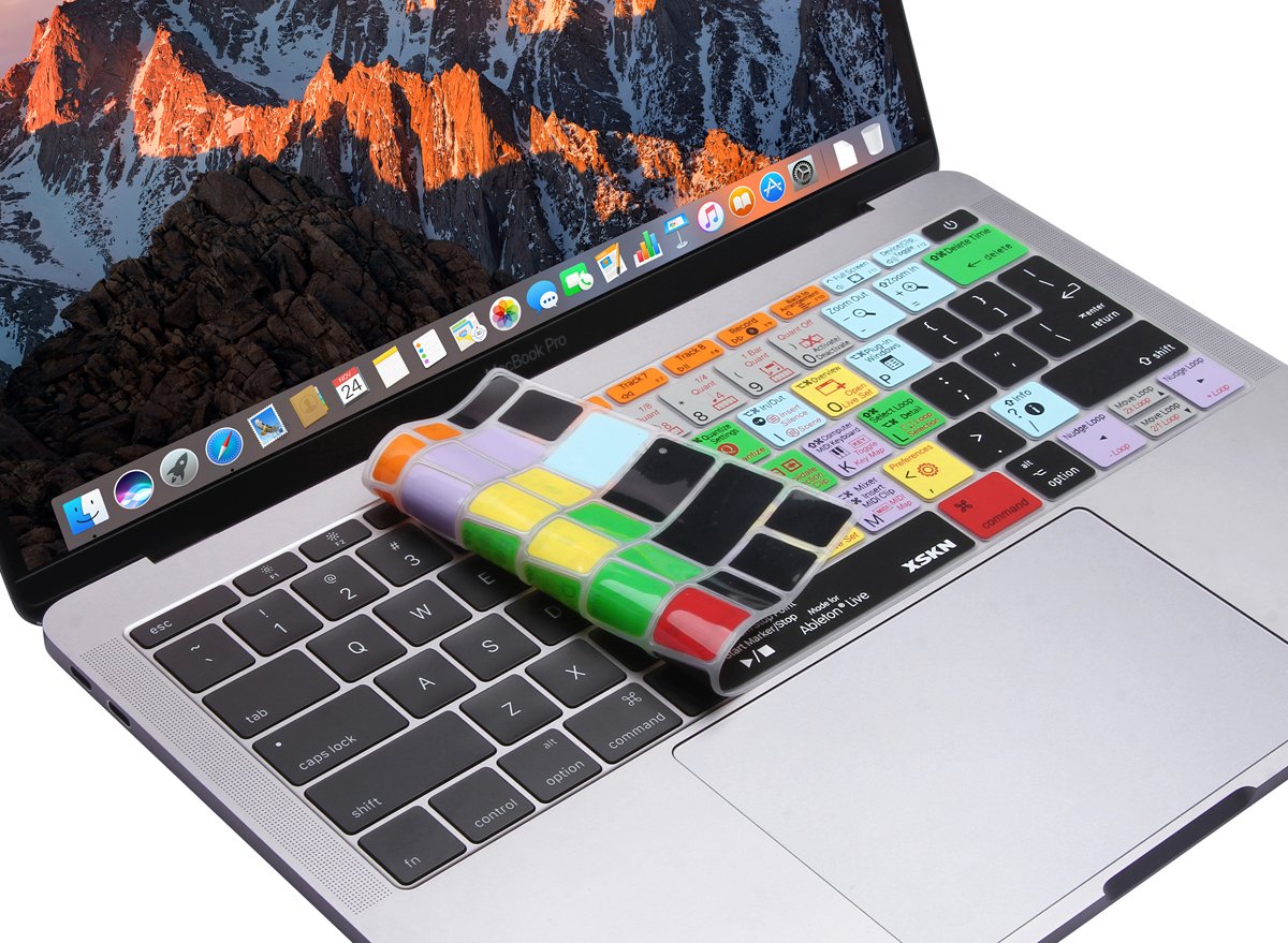 Ableton Live Shortcut Keyboard Skin Cover for MacBook Pro 13