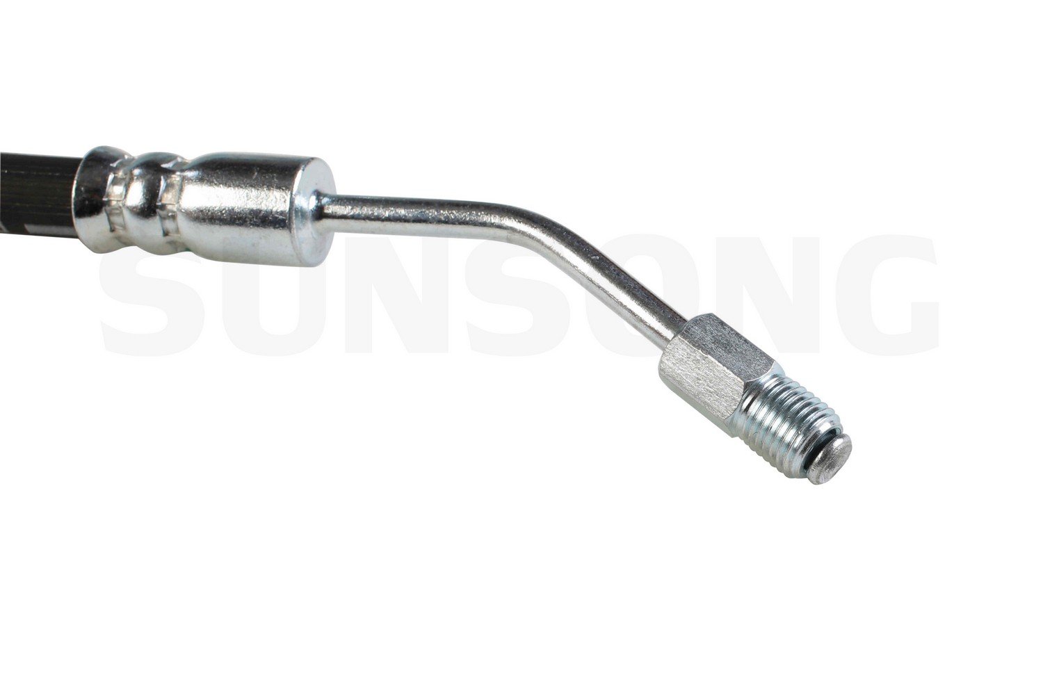 Sunsong 2201222 Brake Hydraulic Hose - High Performance Replacement Hose for Trucks & SUVs - Durable DOT Approved Brake Line for Off-Roading, Towing & Heavy Duty Use
