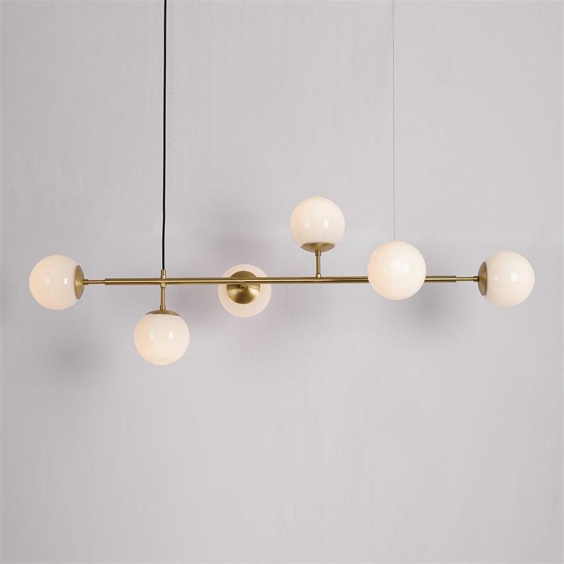 Elegant Orb Chandeliers - Modern Crystal Ceiling Light Fixtures for Dining Room, Bedroom & Living Room Decor